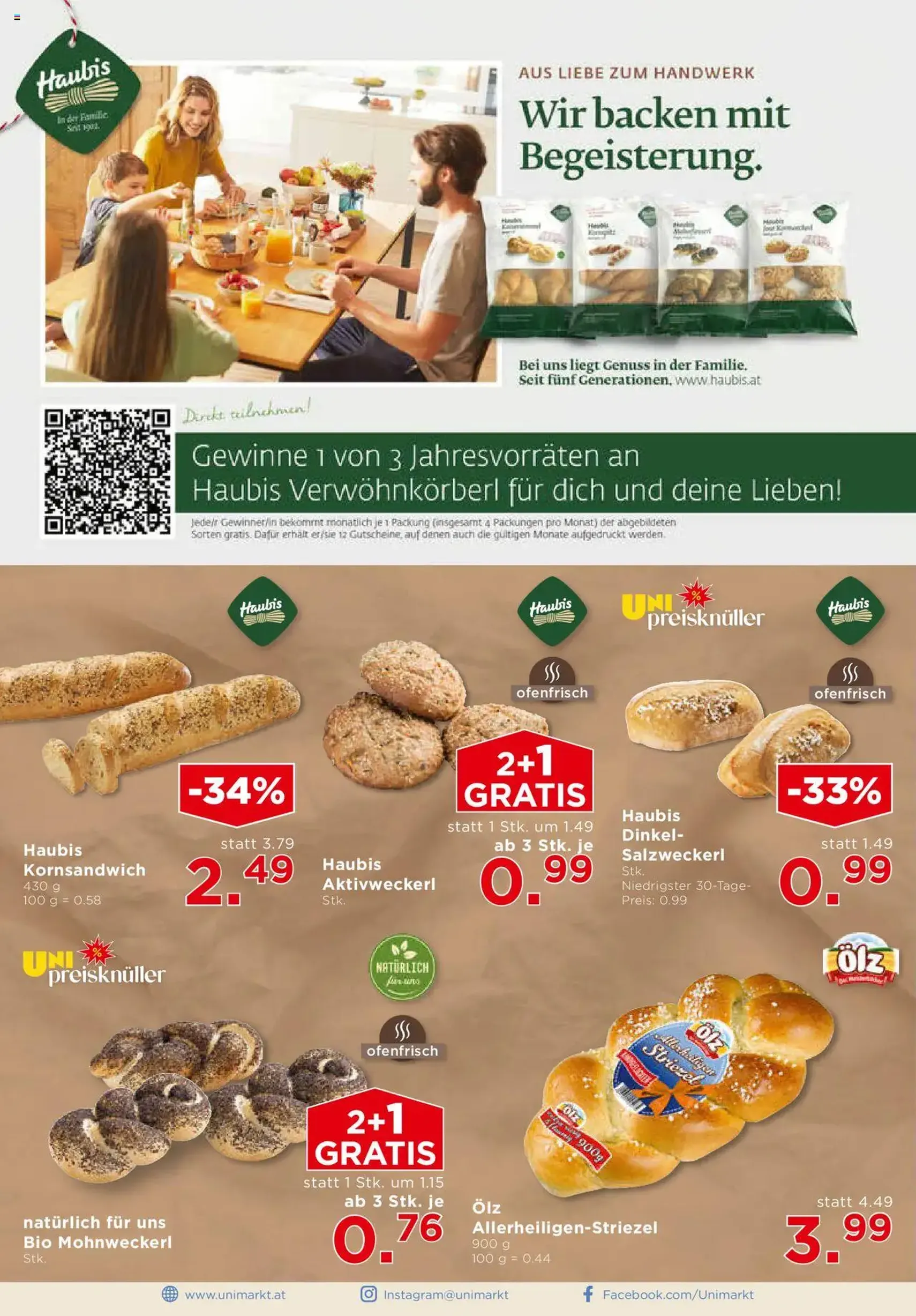 Unimarkt Flugblatt - Gültiger Prospekt ab 08.10.2025, Seite 10 von insgesamt 16 Unimarkt Flugblatt - Gültiger Prospekt ab 08.10.2025, Seite 10 von insgesamt 16
