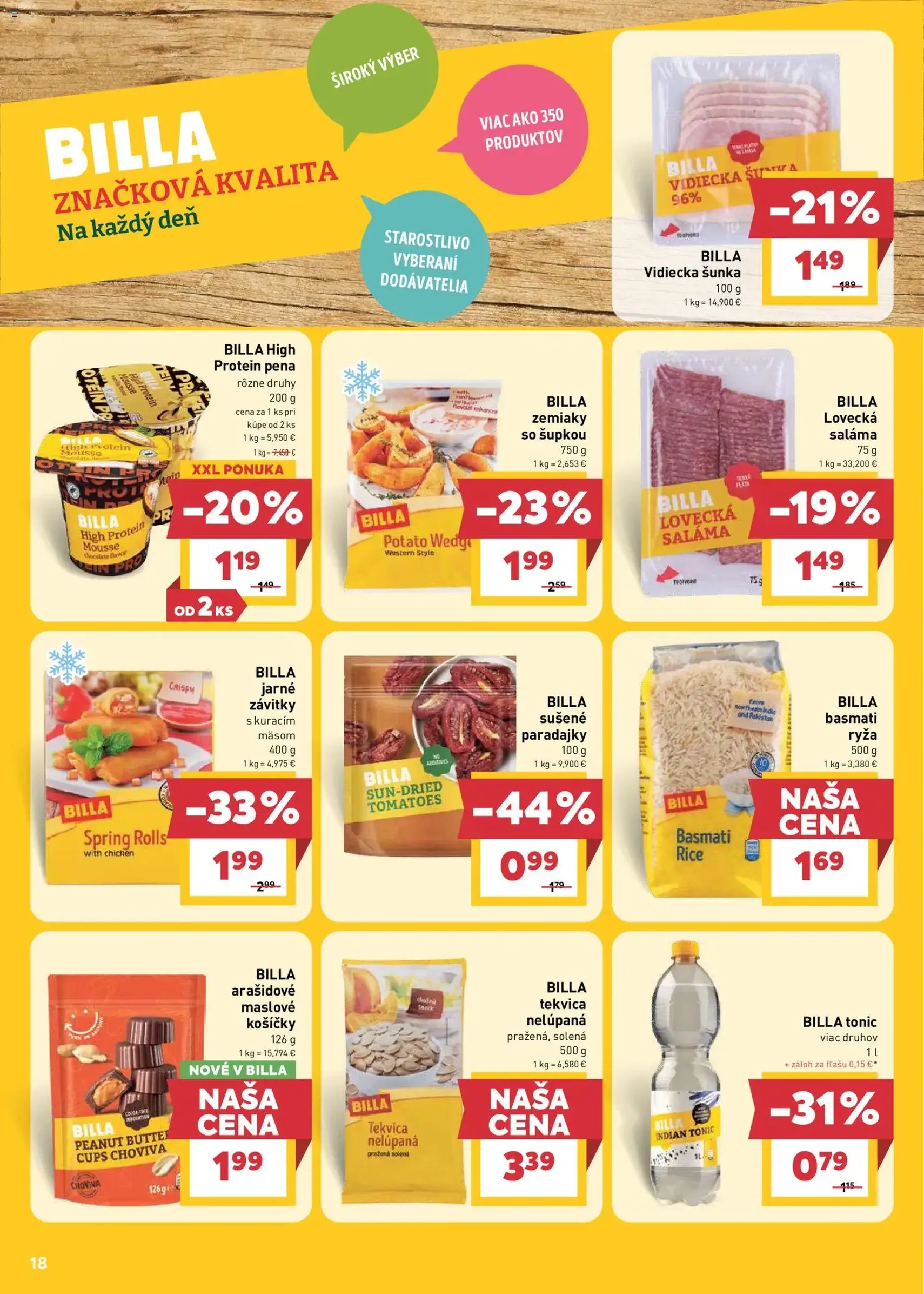 Billa leták - platný leták od 22.04.2026 strana 18 z 30