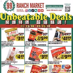 99 Ranch Market Weekly Ad - Flyer preview valid from 01/23/2026