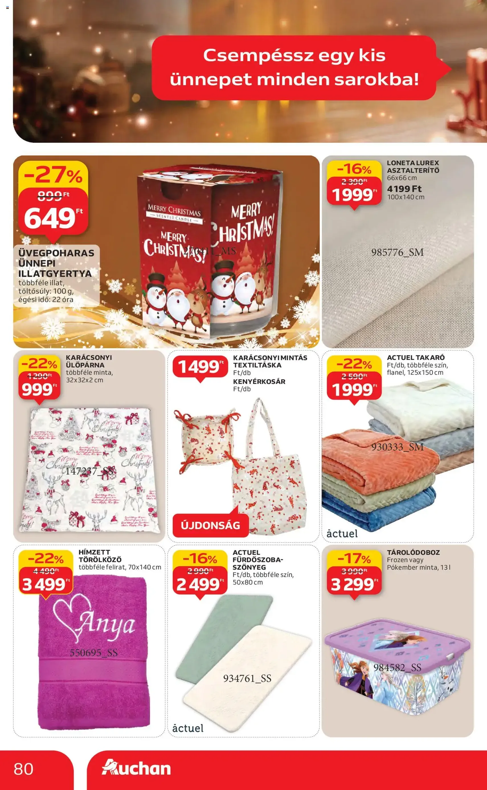 Auchan Akciós újság - 2025.11.27. érvényes szórólap 80 oldal 82 oldalból