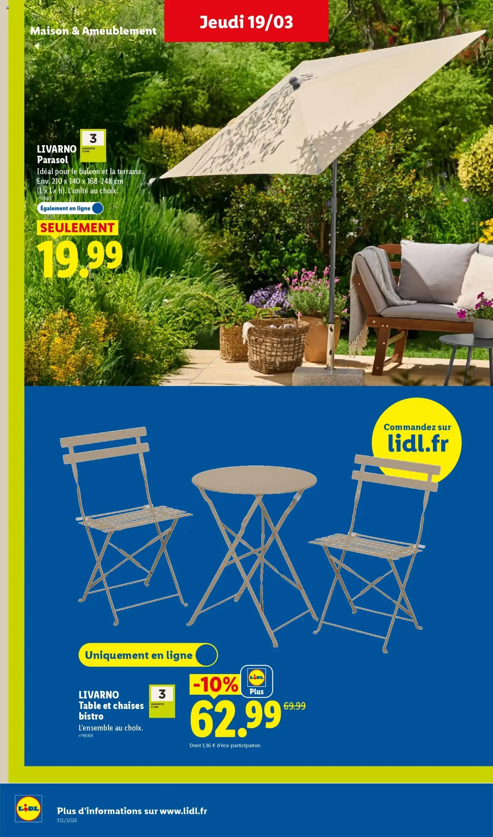 LIDL catalogue semaine 12 - brochure valable à partir du 19/03/2026, page 42 sur 59