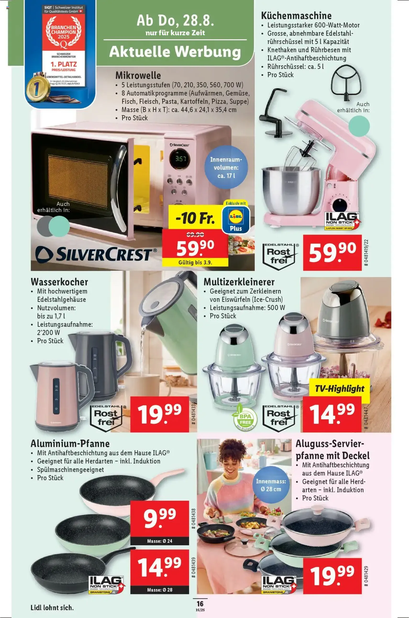 Lidl Aktionen - Gültiger Prospekt ab 28.08.2025, Seite 18 von insgesamt 34 Lidl Aktionen - Gültiger Prospekt ab 28.08.2025, Seite 18 von insgesamt 34