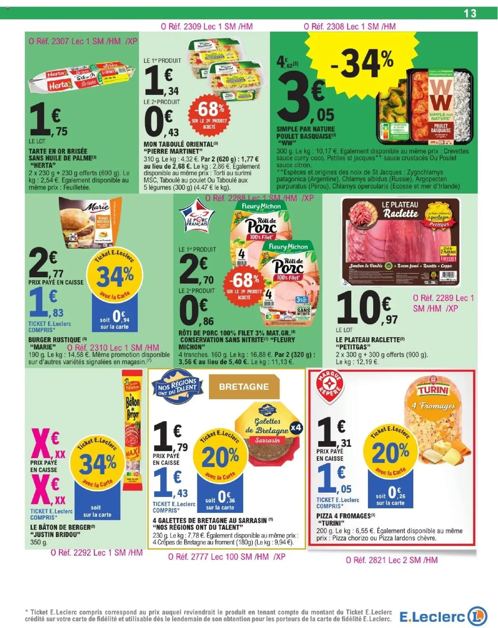 E.Leclerc catalogue de la semaine 13 - brochure valable à partir du 24/03/2026, page 13 sur 63