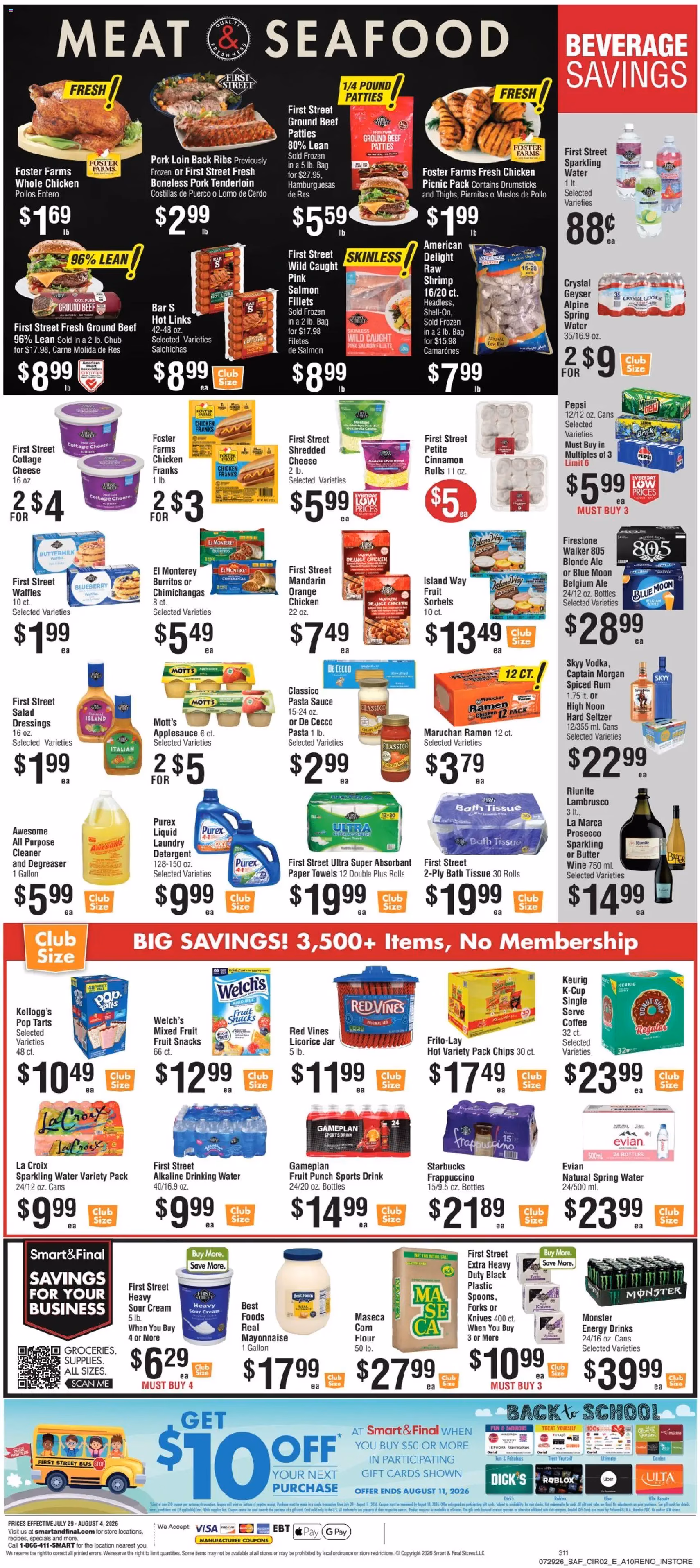 Smart & Final Weekly Ad - valid flyer from 07/29/2026, page 3 of 3