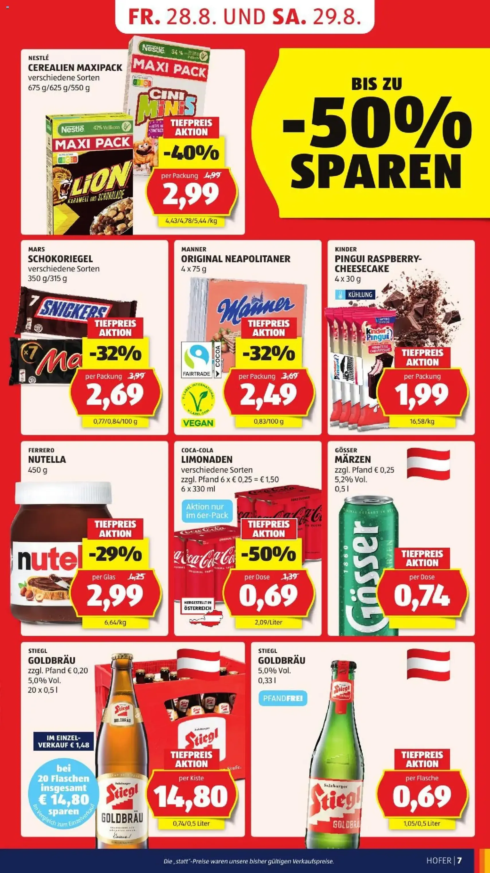 Hofer Flugblatt - Gültiger Prospekt ab 28.08.2026, Seite 17 von insgesamt 45