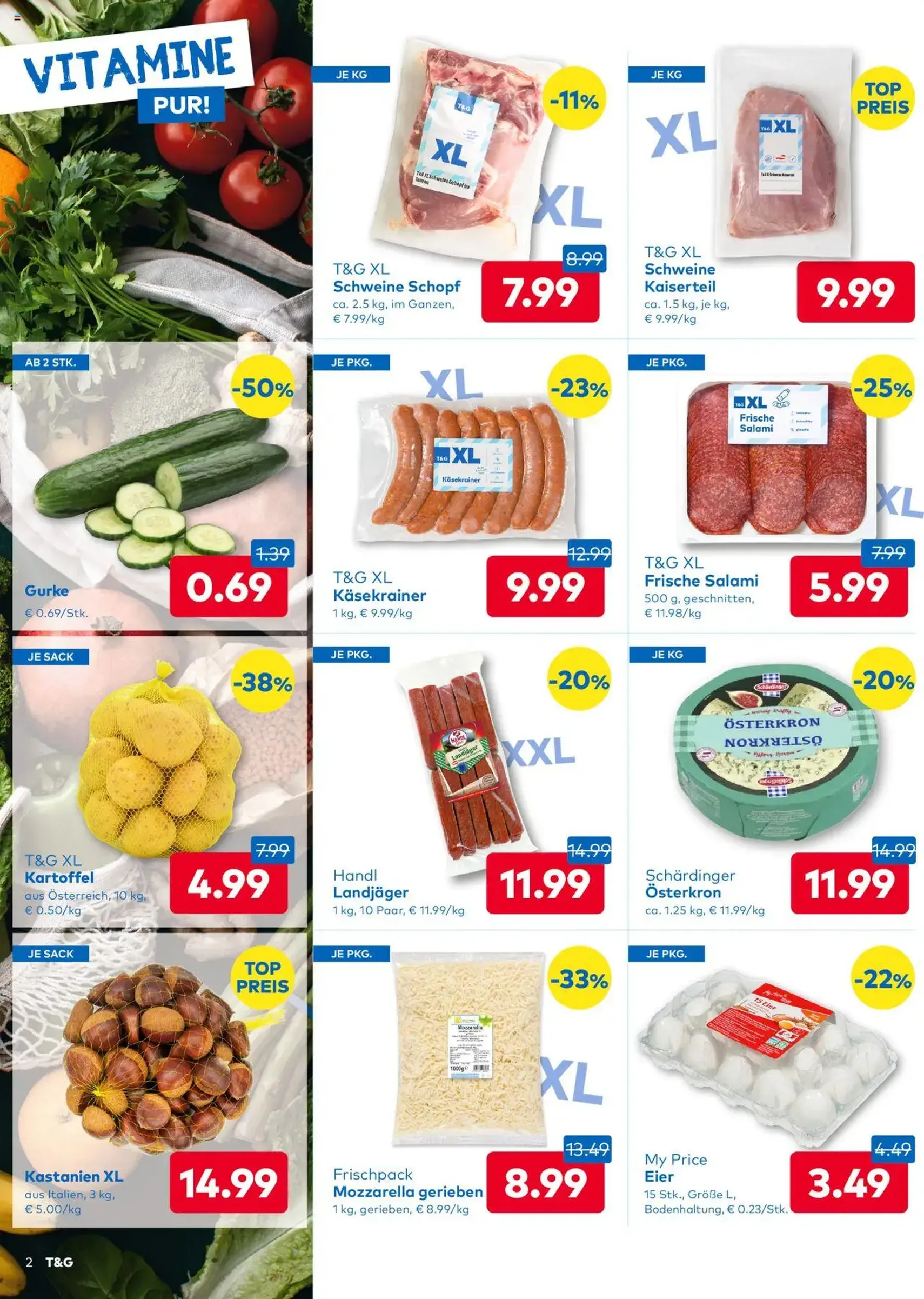T&G Flugblatt - Gültiger Prospekt ab 23.10.2025, Seite 2 von insgesamt 8