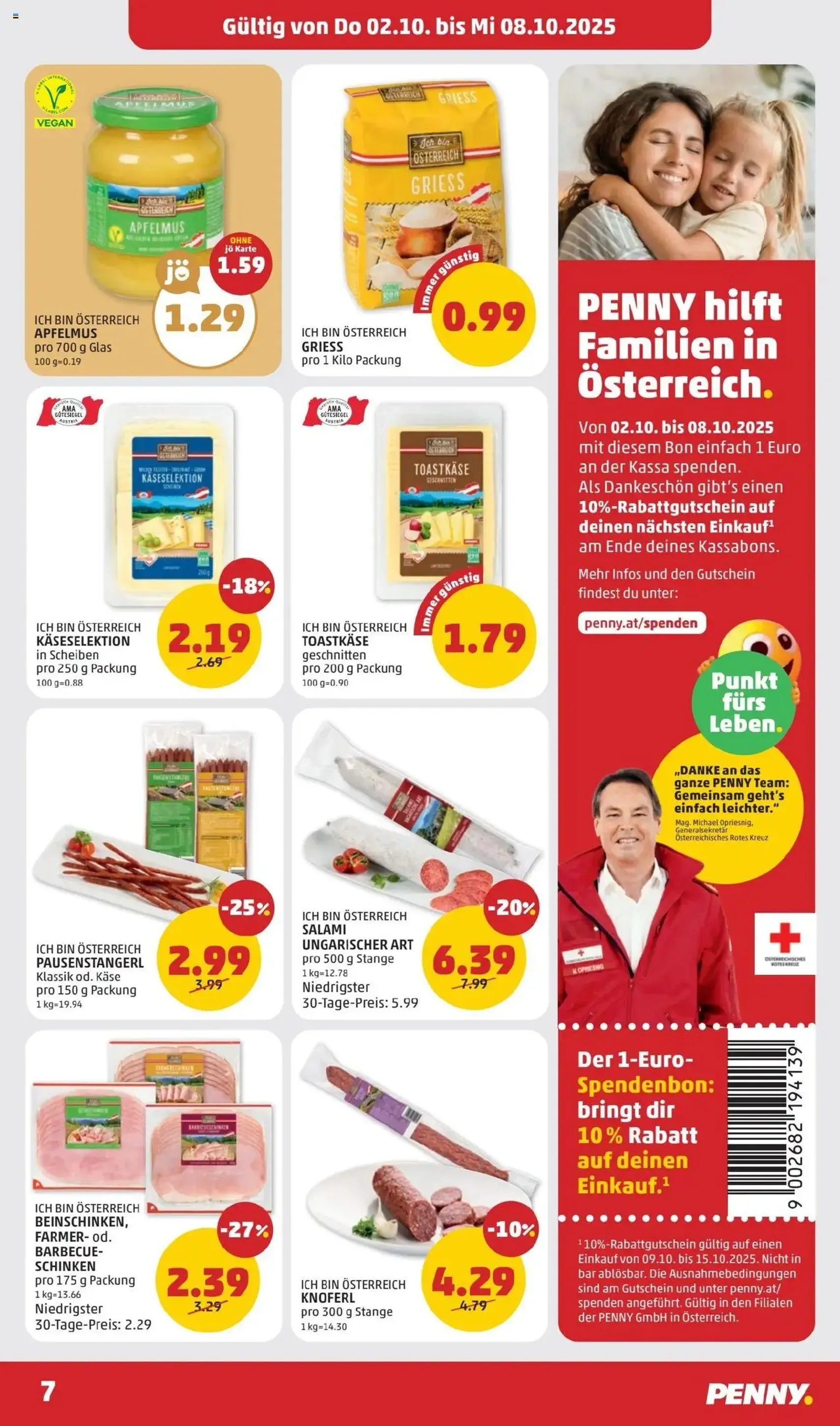 Penny Markt Flugblatt - Gültiger Prospekt ab 02.10.2025, Seite 7 von insgesamt 32