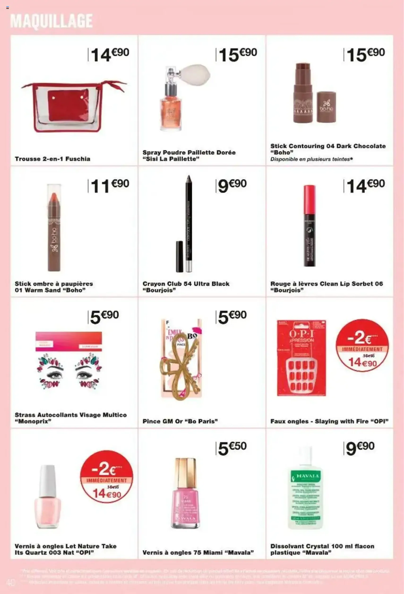 Monoprix catalogue - brochure valable à partir du 29/07/2025, page 40 sur 47 Monoprix catalogue - brochure valable à partir du 29/07/2025, page 40 sur 47