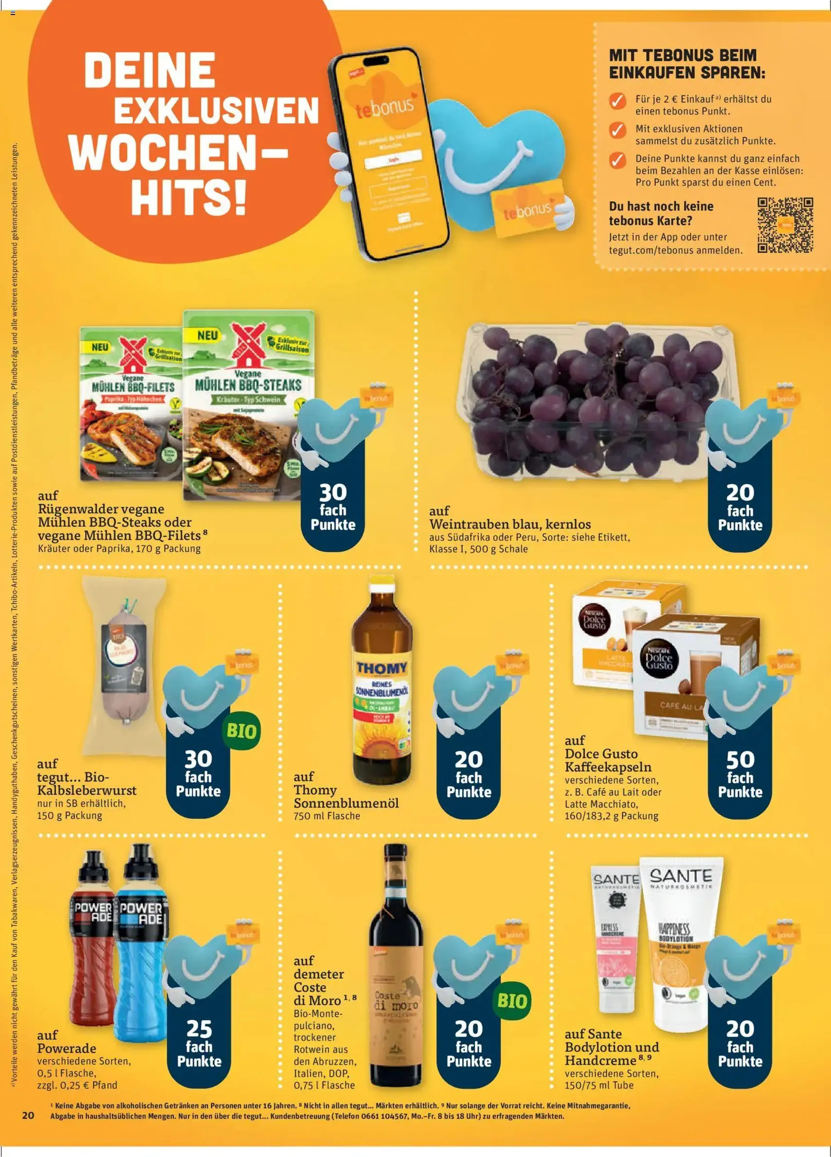 Tegut Prospekt - Gültiger Prospekt ab 20.04.2026, Seite 22 von insgesamt 23