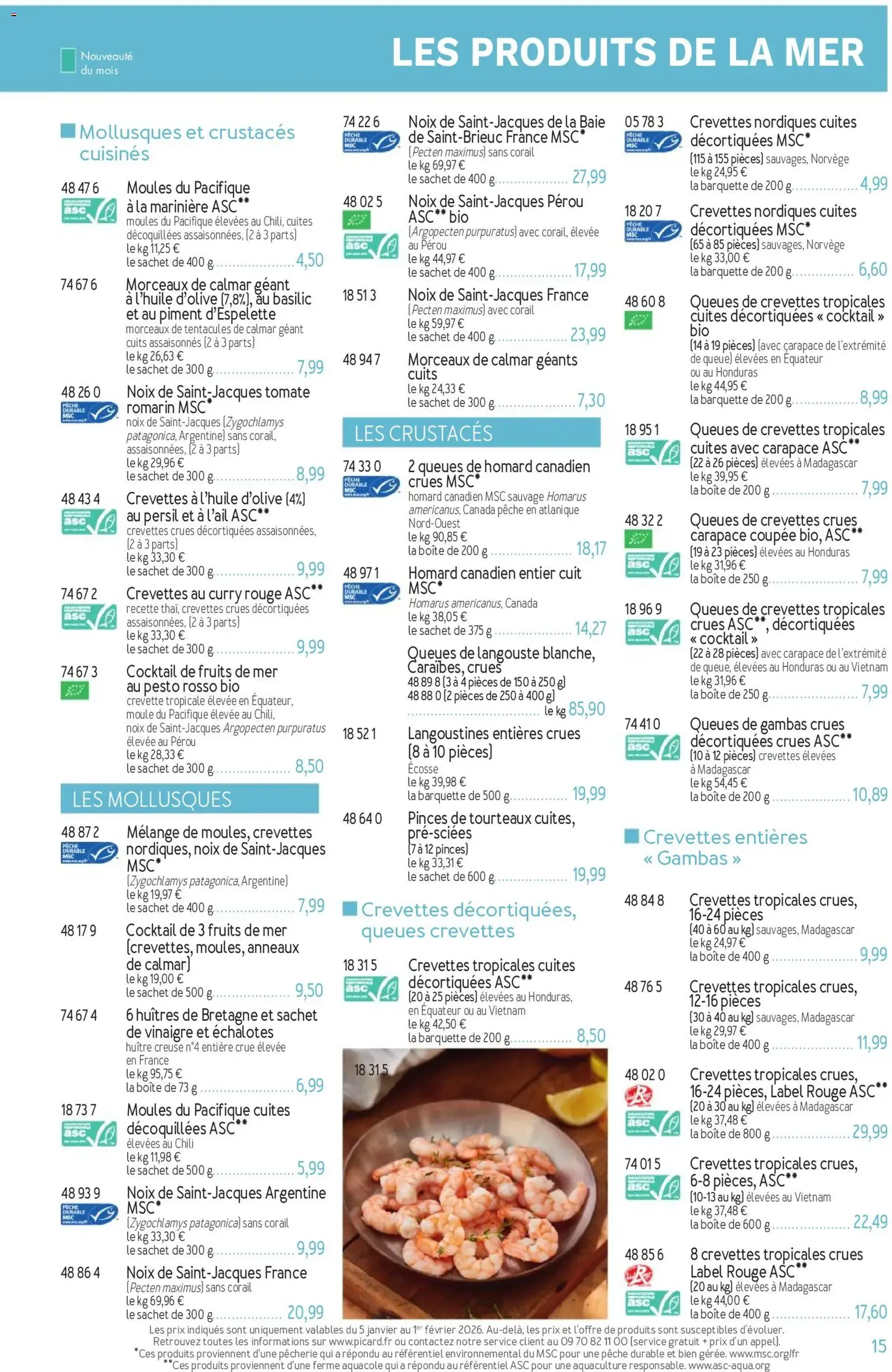 Picard catalogue - brochure valable à partir du 05/01/2026, page 15 sur 36