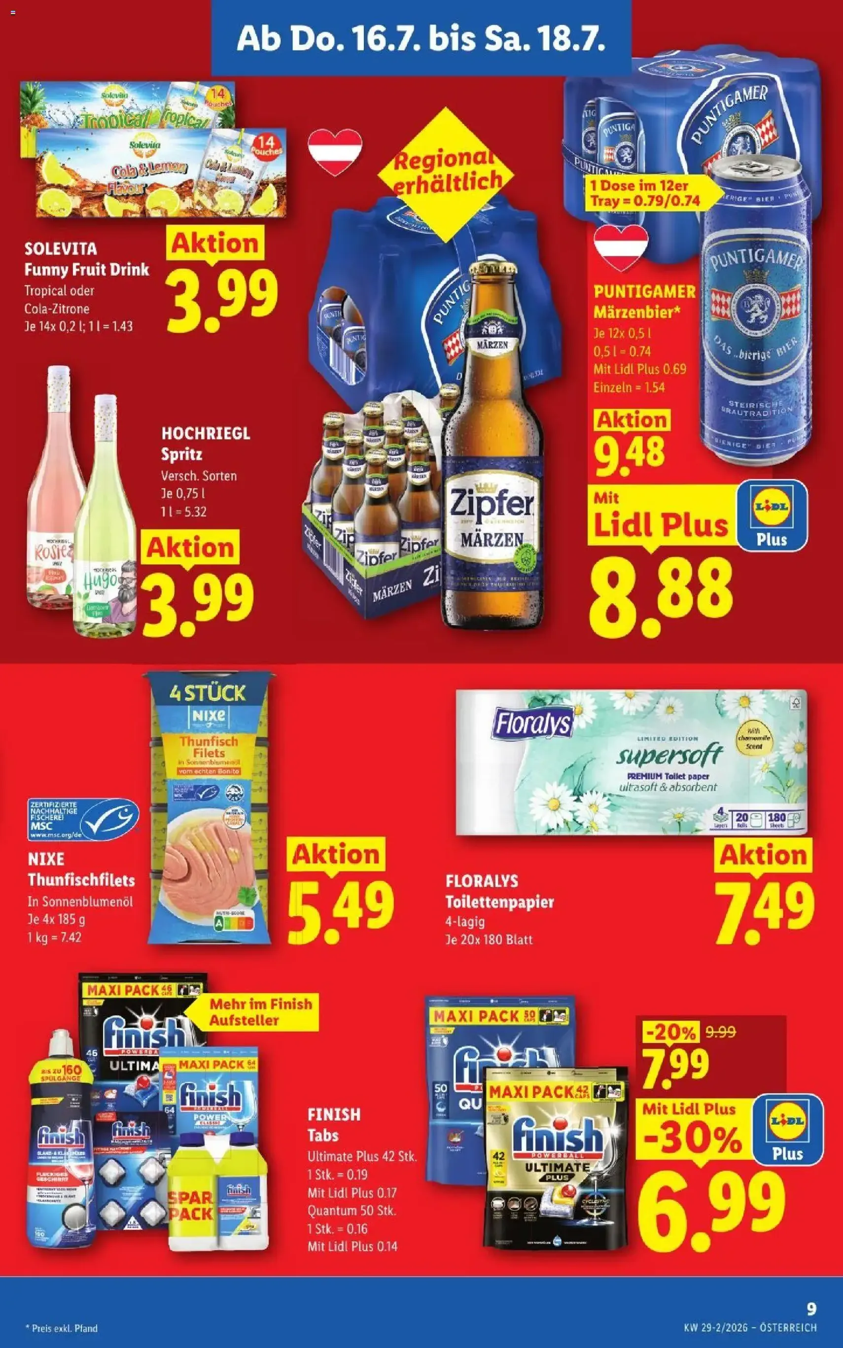 Lidl - Flugblatt - Gültiger Prospekt ab 16.07.2026, Seite 11 von insgesamt 54