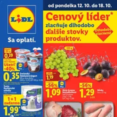 Lidl leták - náhľad letáku platný od 12.10.2026