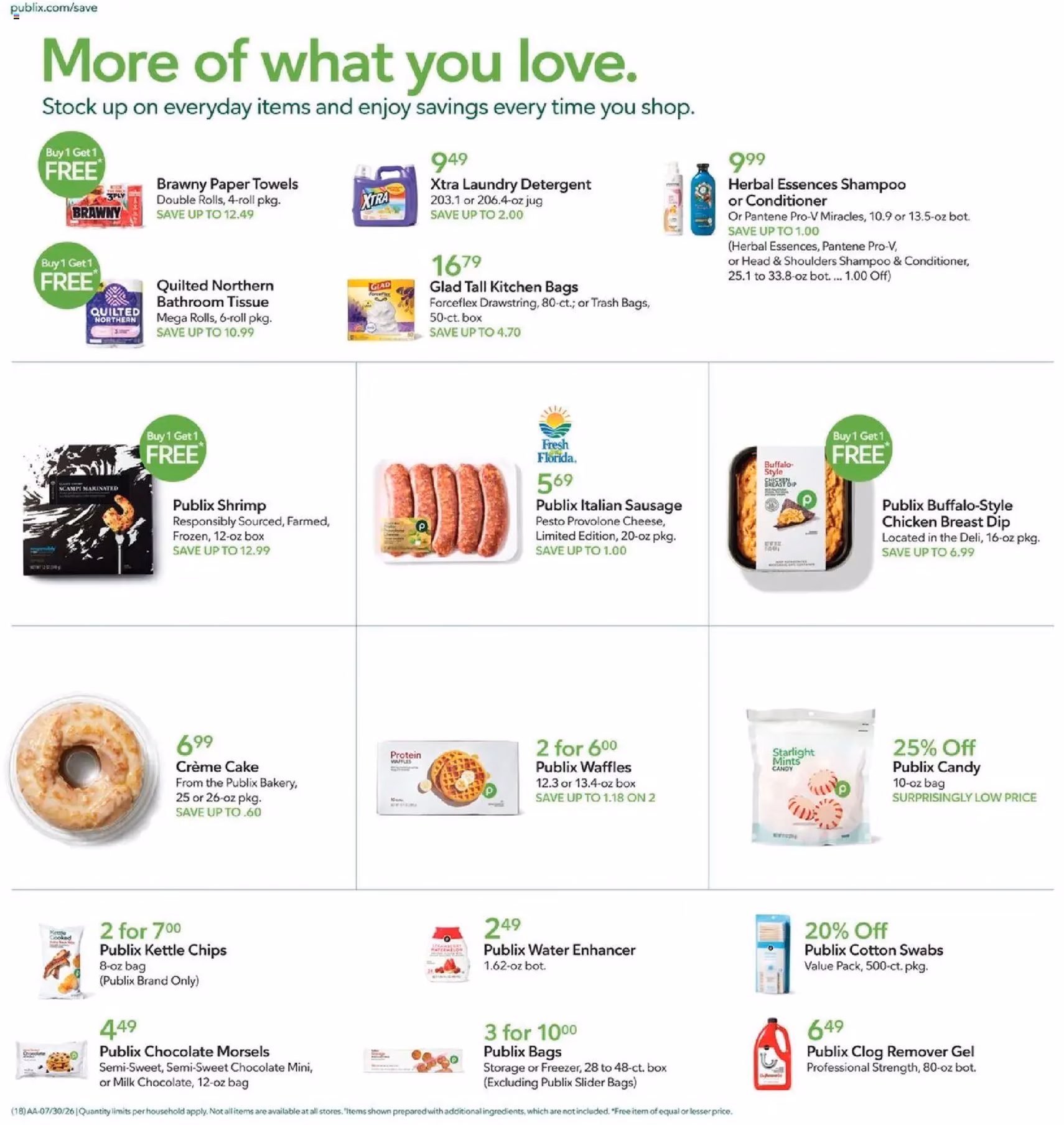 Publix Weekly Ad - valid flyer from 07/29/2026, page 18 of 20