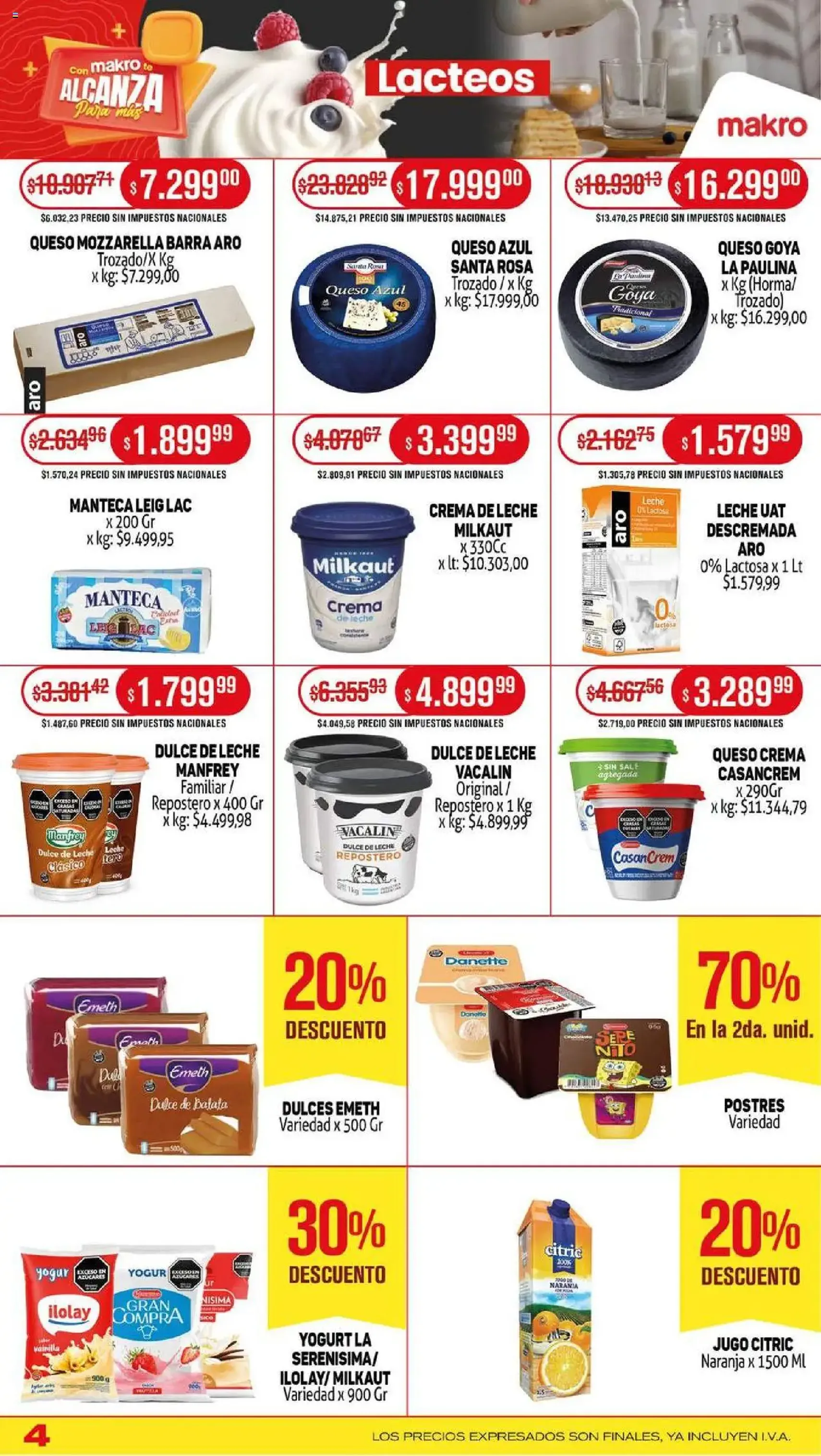 Makro ofertas - folleto válido desde 07/08/2025 página 4 de 19