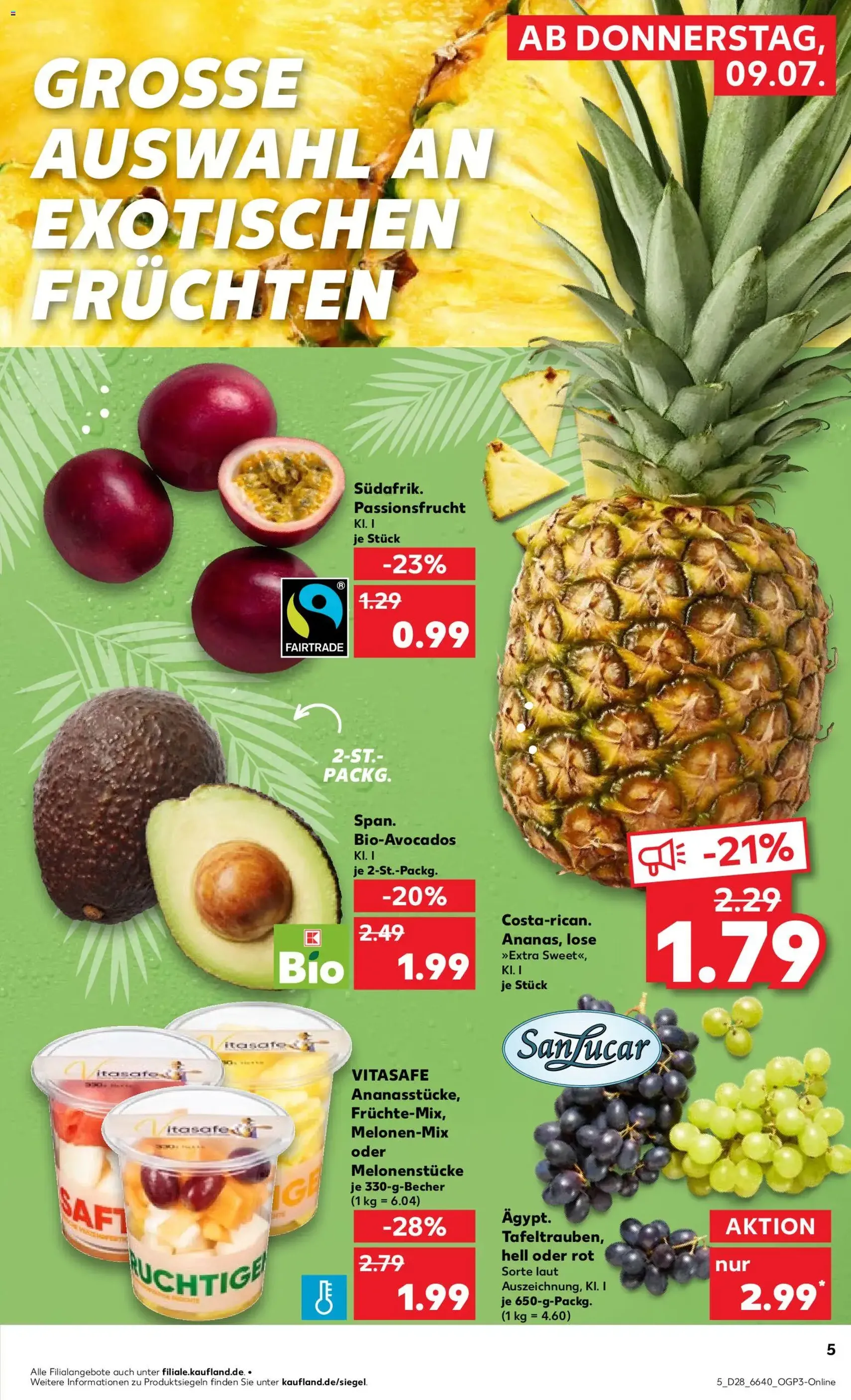 Kaufland DE -DE Folder - geldige folder vanaf 09-07-2026 pagina 5 van 52