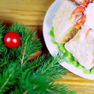 Previsualización de la receta Receta de ensaladilla de marisco para Navidad