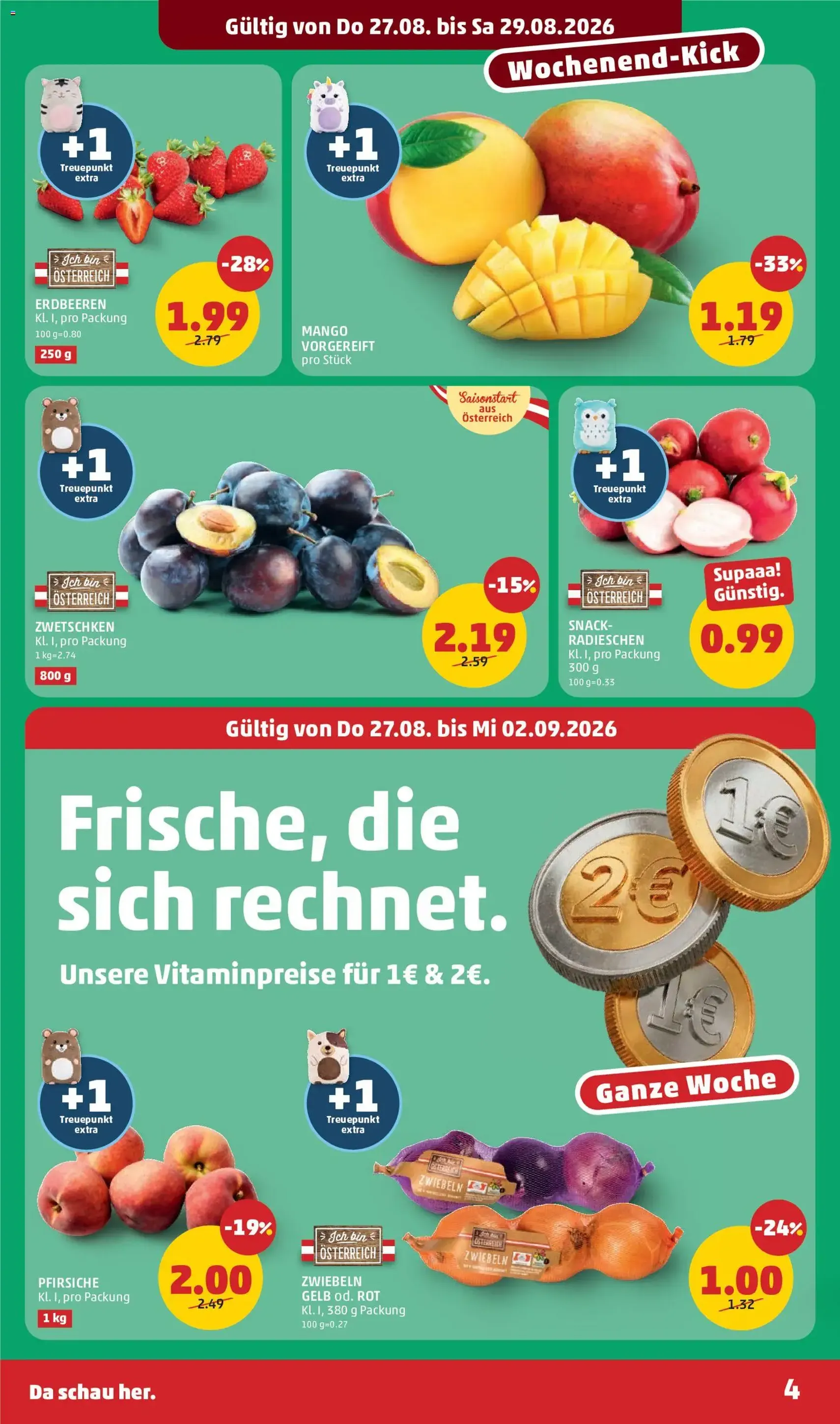 Penny Markt Flugblatt - Gültiger Prospekt ab 27.08.2026, Seite 4 von insgesamt 32