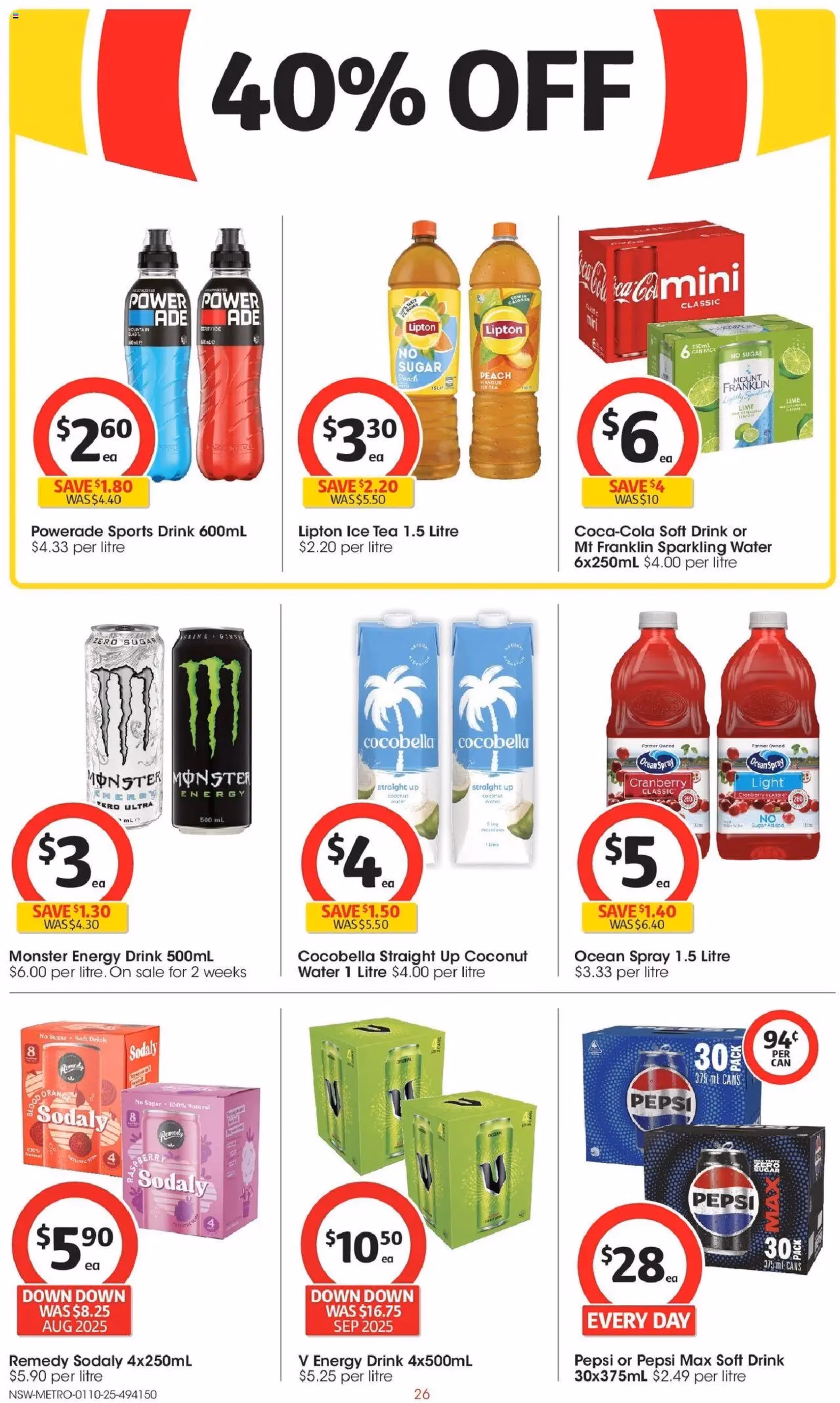 Coles Catalogue NSW - valid flyer from 01/10/2025, page 26 of 51 Coles Catalogue NSW - valid flyer from 01/10/2025, page 26 of 51