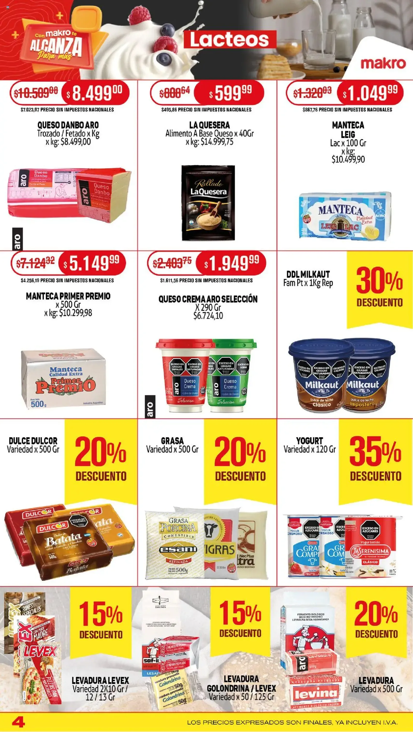 Makro ofertas - folleto válido desde 31/07/2025 página 4 de 19 Makro ofertas - folleto válido desde 31/07/2025 página 4 de 19