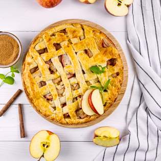 Previsualización de la receta Tarta de manzana fácil casera