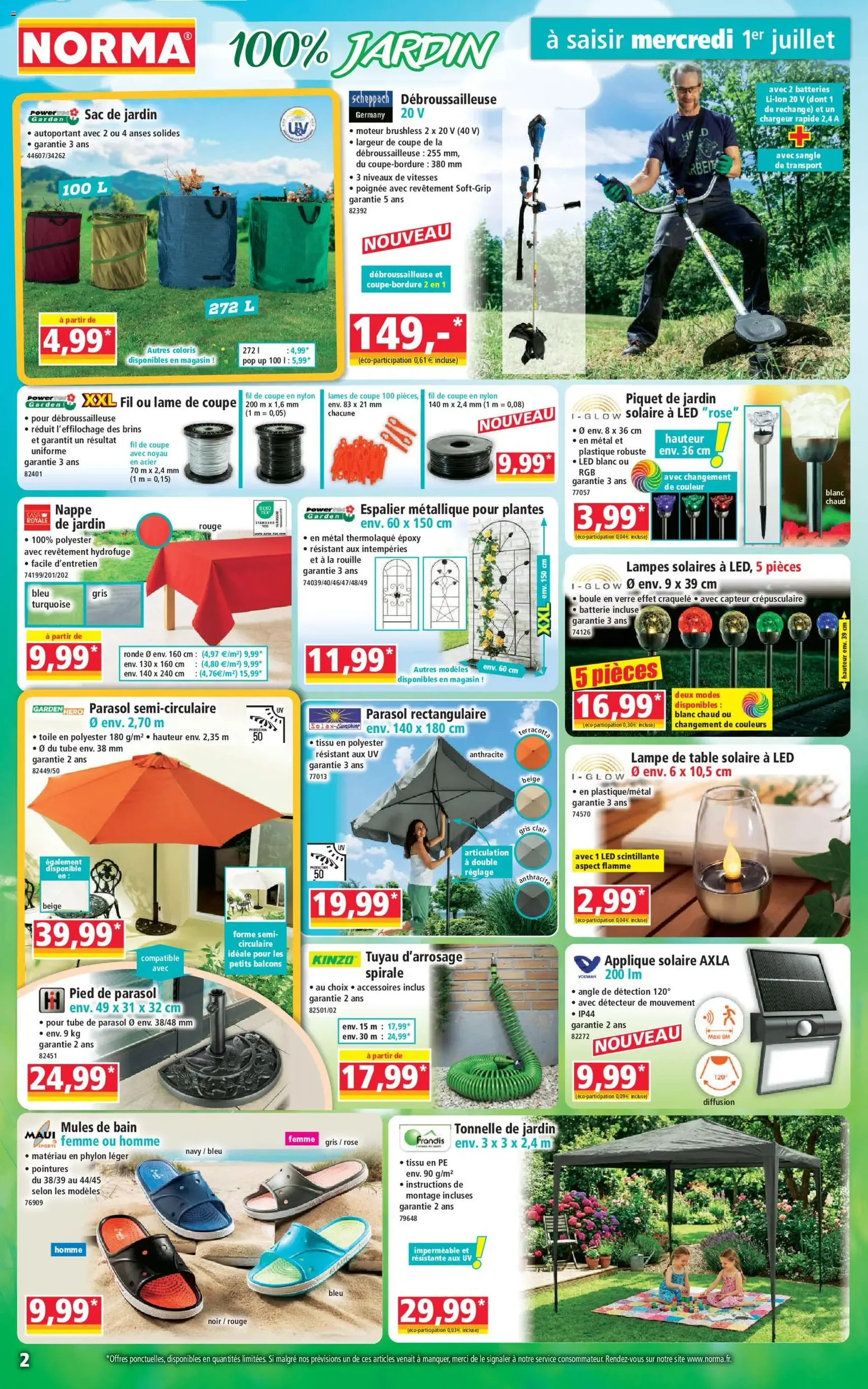 Norma catalogue - brochure valable à partir du 01/07/2026, page 2 sur 12