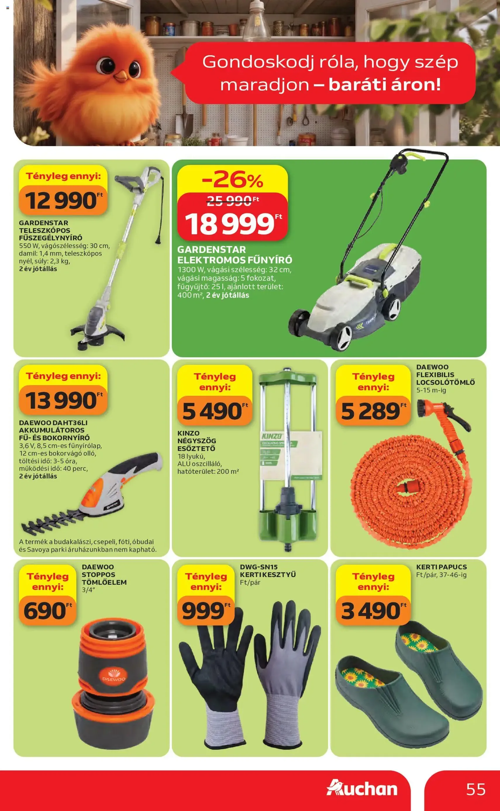 Auchan akciós újság - 2026.05.14. érvényes szórólap 55 oldal 58 oldalból