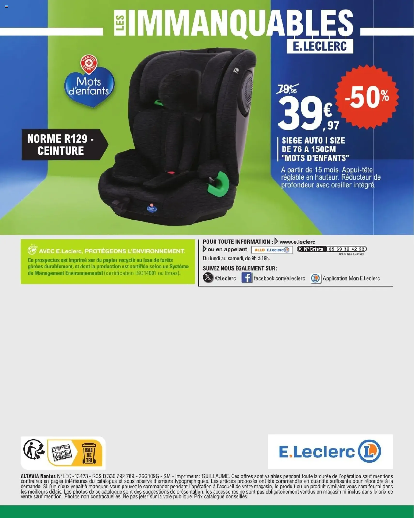 E.Leclerc catalogue de la semaine 20 - brochure valable à partir du 12/05/2026, page 32 sur 32