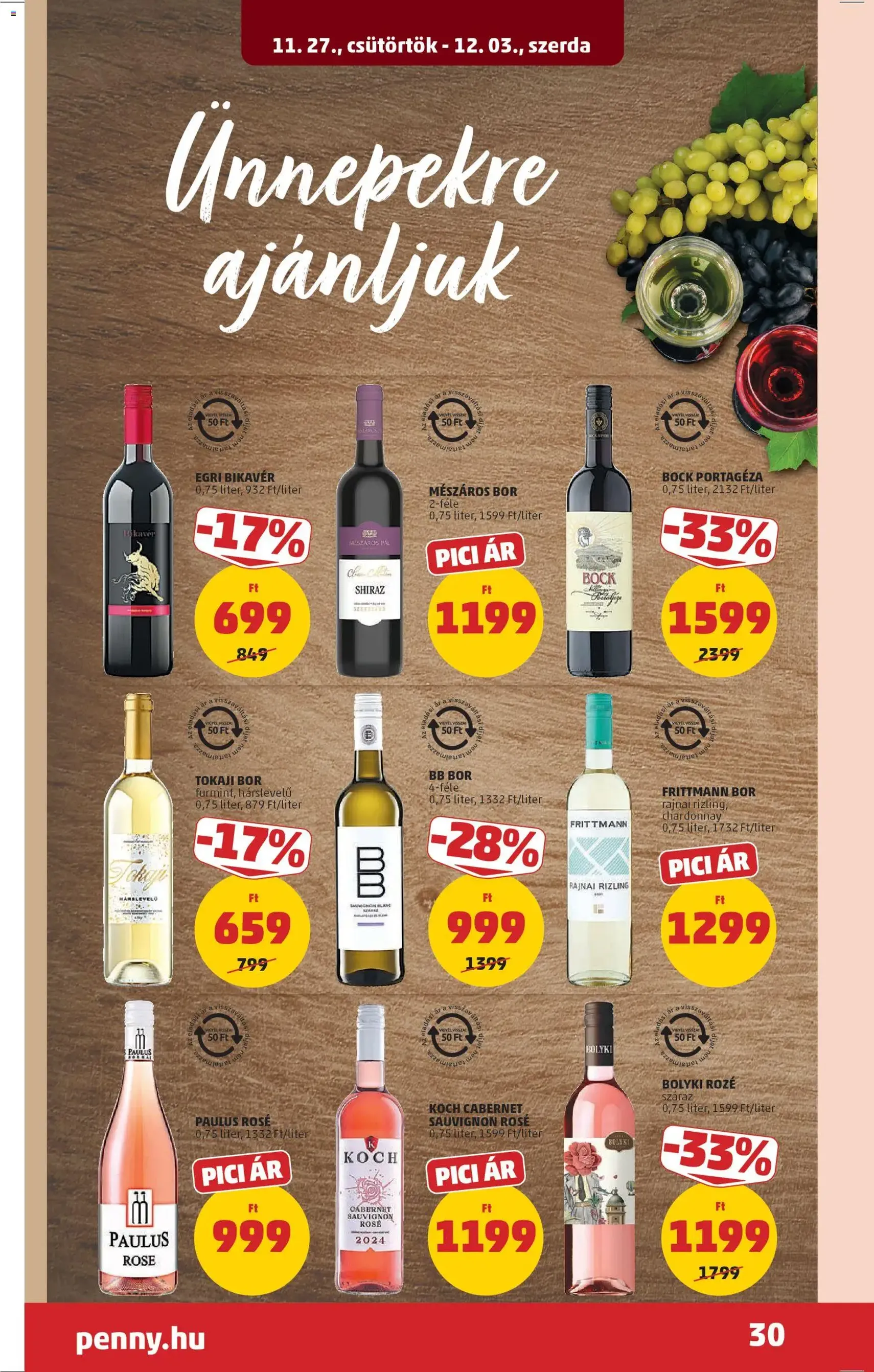 PENNY Akciós újság - 2025.11.27. érvényes szórólap 34 oldal 46 oldalból