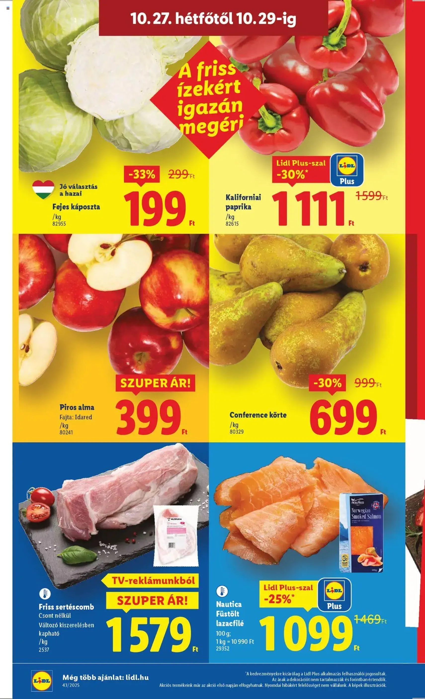 Lidl Akciós újság - 2025.10.22. érvényes szórólap 50 oldal 64 oldalból Lidl Akciós újság - 2025.10.22. érvényes szórólap 50 oldal 64 oldalból