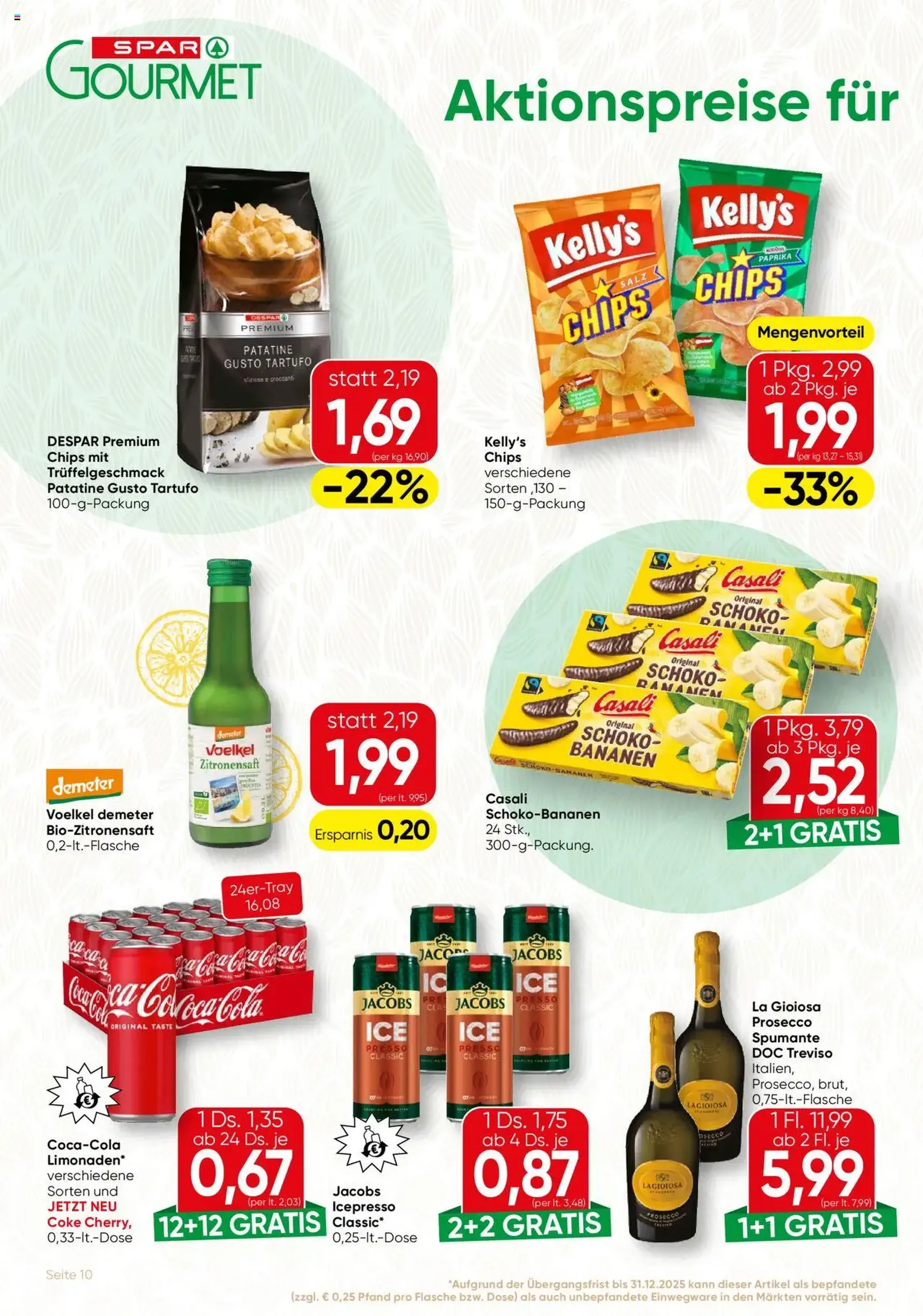 SPAR Gourmet Flugblatt Wien - Gültiger Prospekt ab 14.08.2025, Seite 10 von insgesamt 12