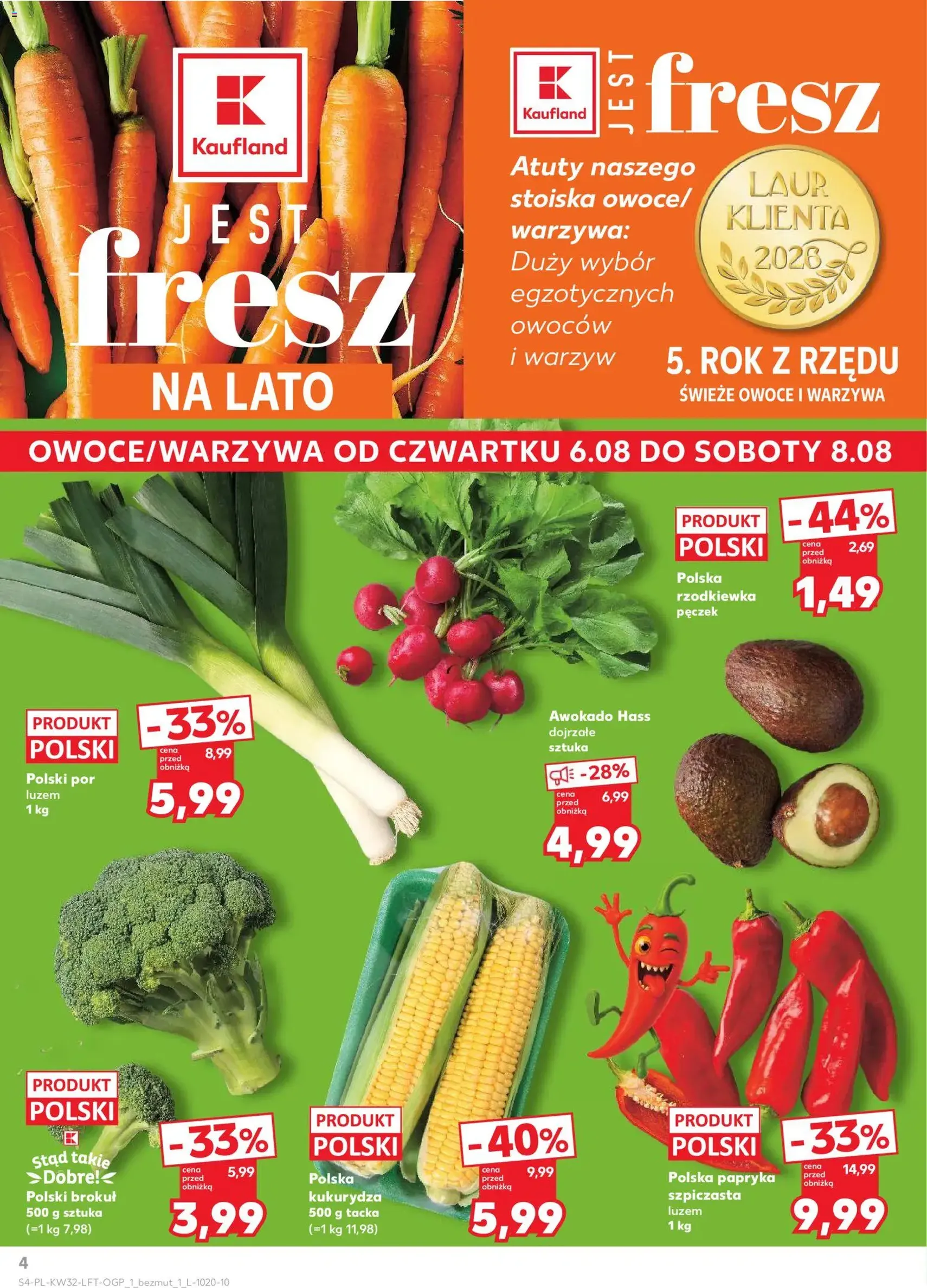 Kaufland gazetka - ważny gazetka od 06.08.2026 strona 4 z 62
