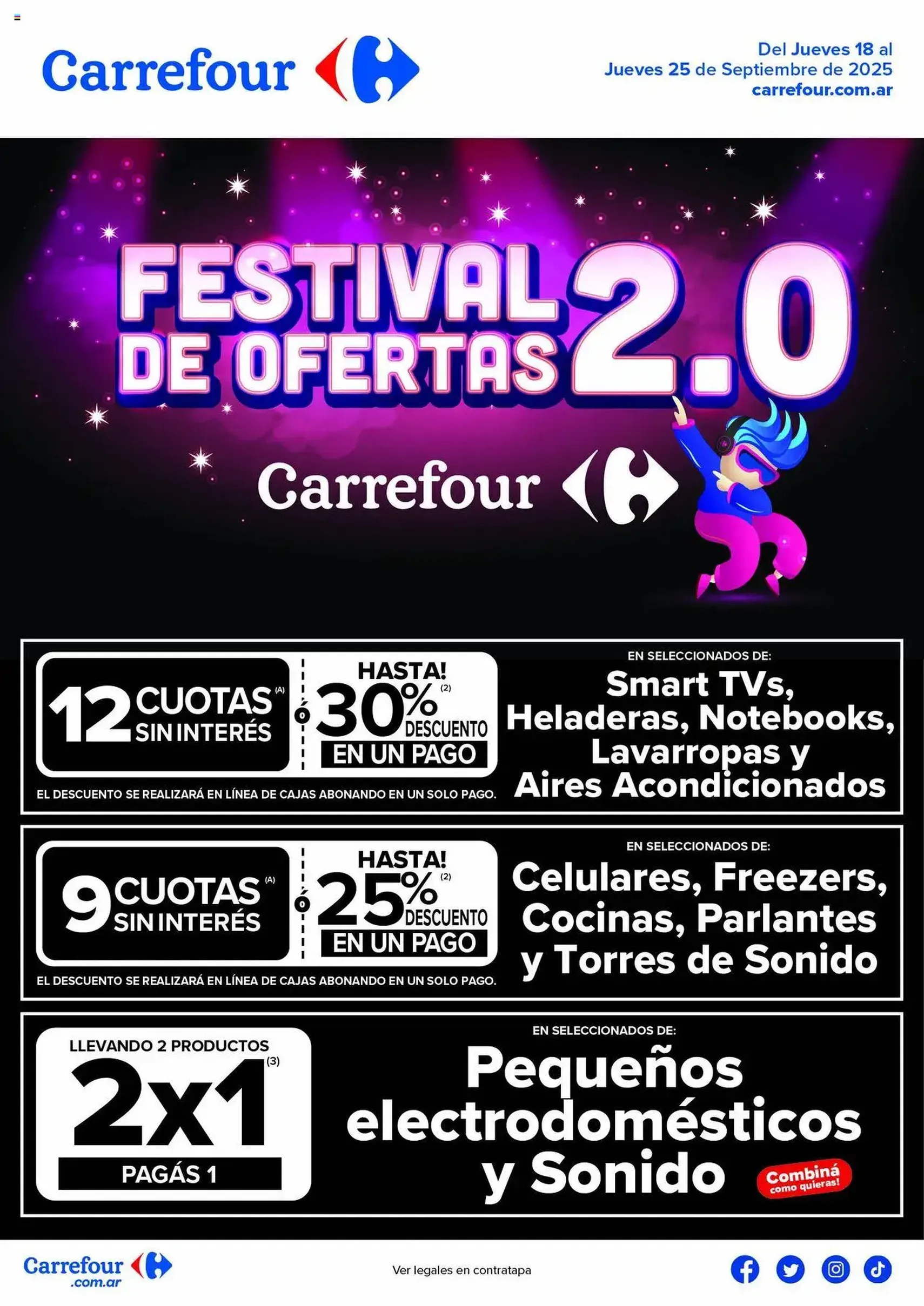 Carrefour ofertas - folleto válido desde 18/09/2025 página 1 de 5