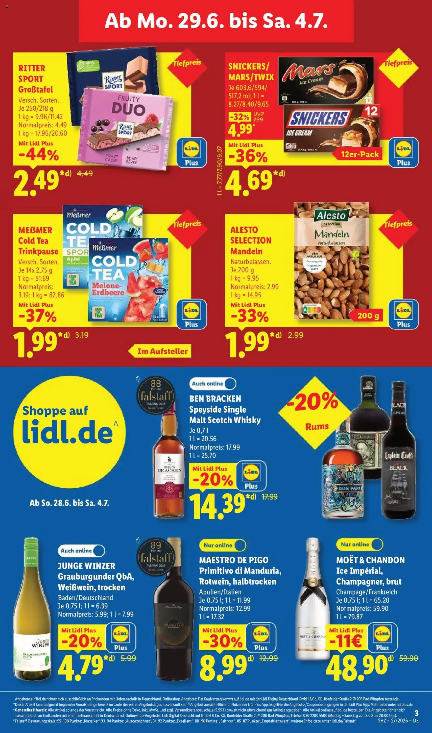 Lidl Prospekt - Gültiger Prospekt ab 29.06.2026, Seite 3 von insgesamt 67
