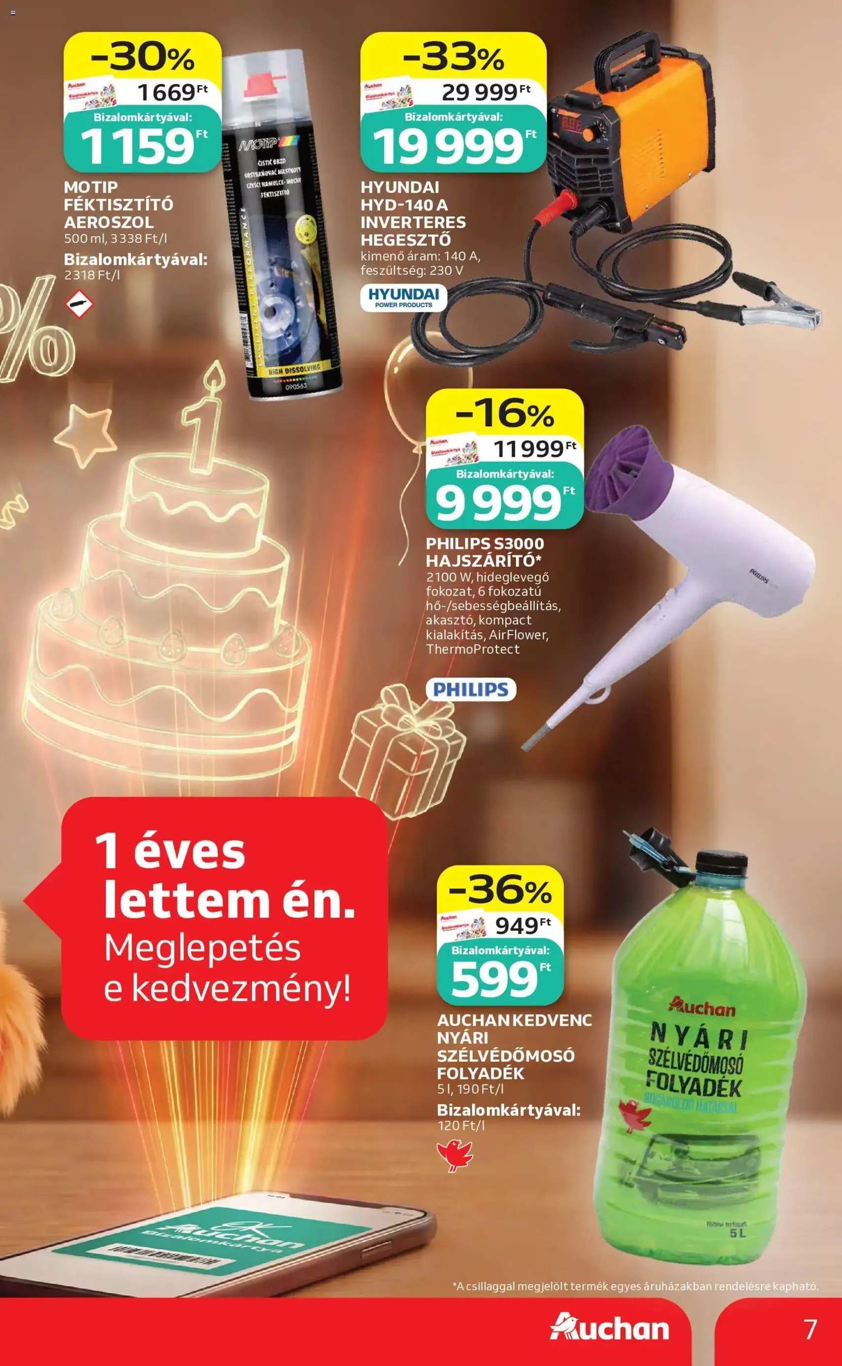 Auchan akciós újság - 2026.05.07. érvényes szórólap 7 oldal 60 oldalból