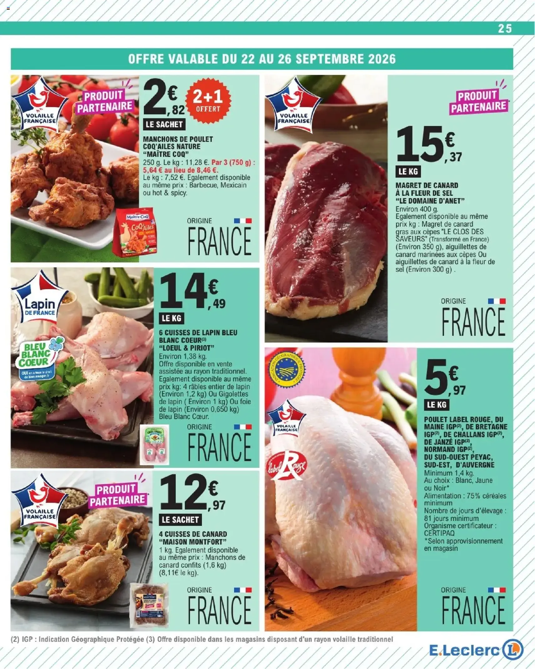 E.Leclerc catalogue - brochure valable à partir du 22/09/2026, page 25 sur 40