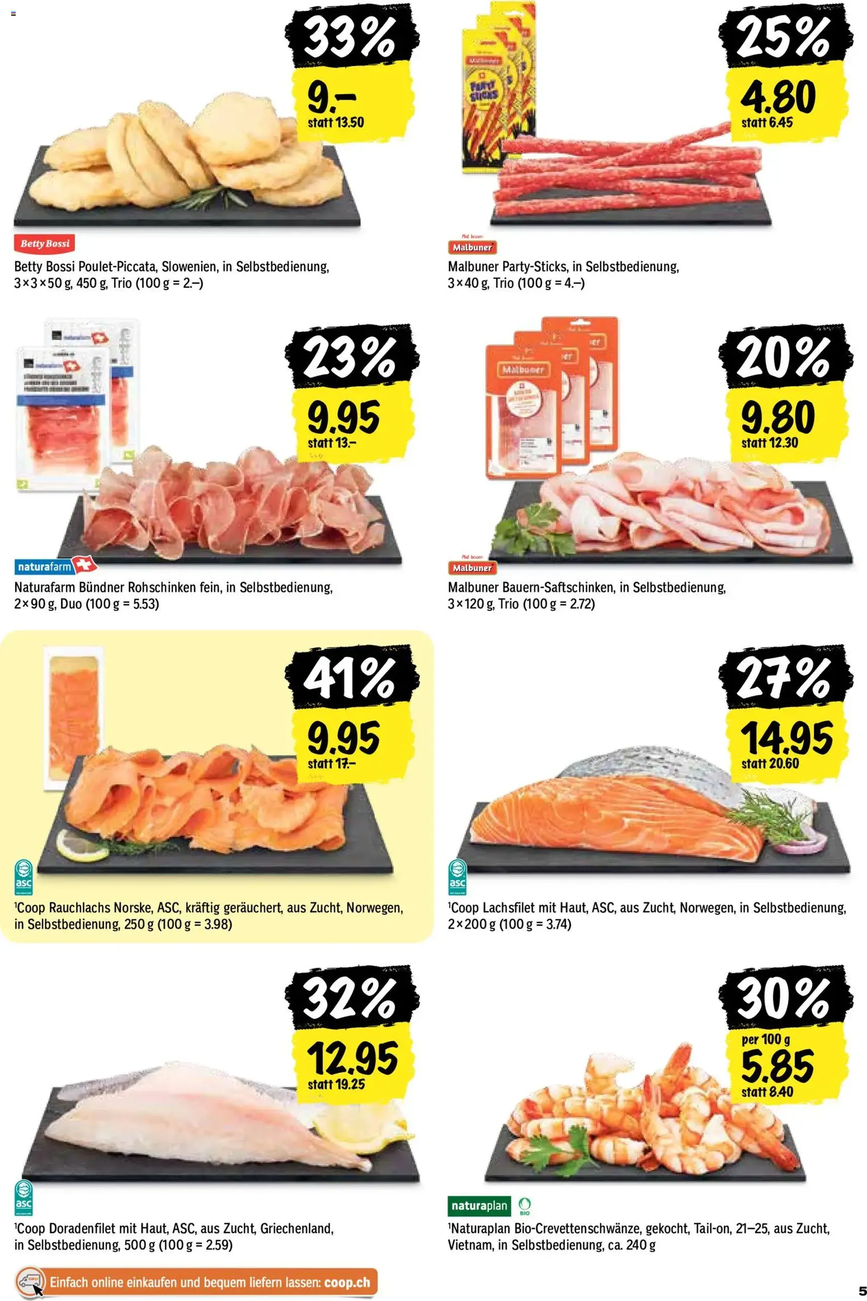 Coop aktionen - Gültiger Prospekt ab 06.08.2026, Seite 5 von insgesamt 24