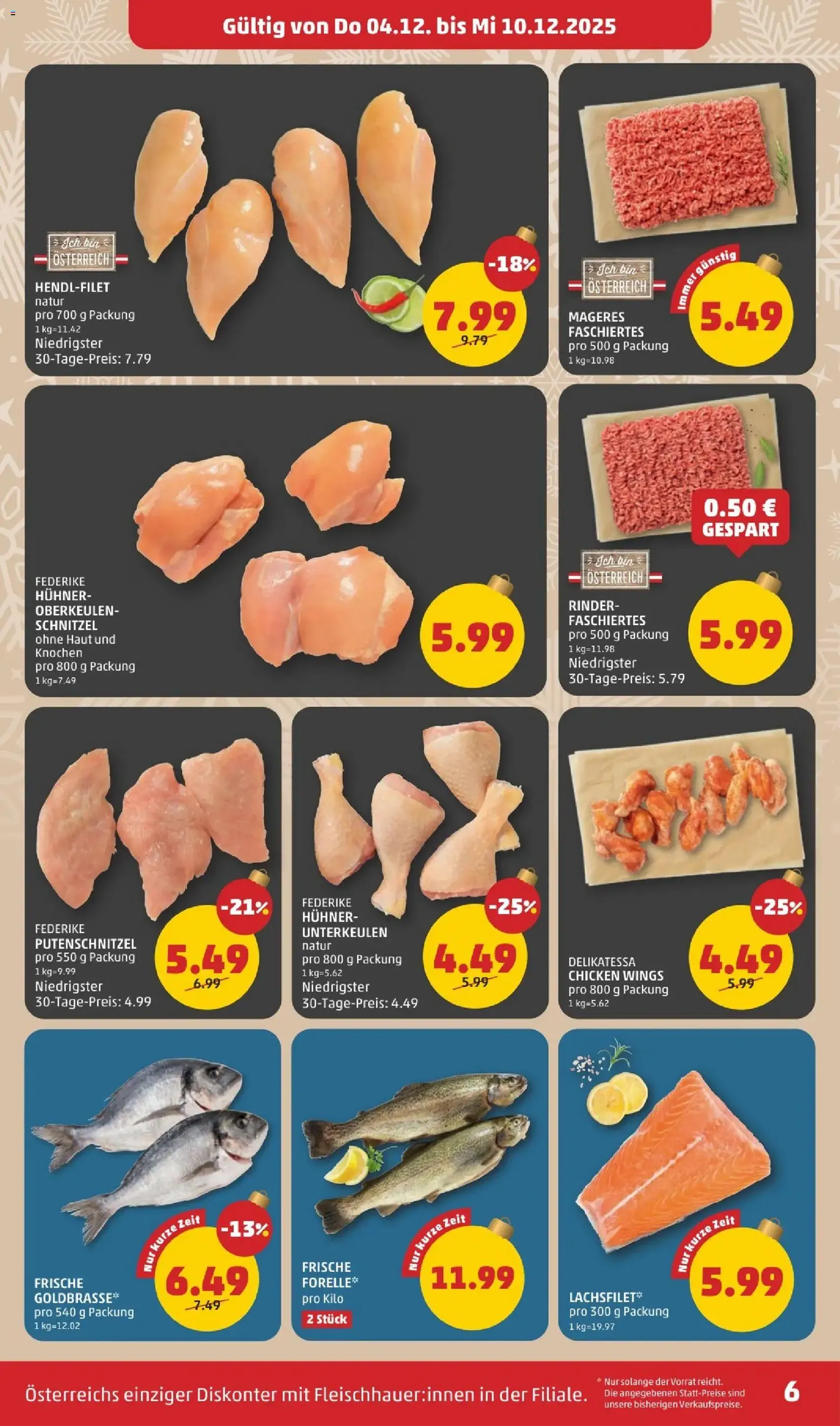 Penny Markt Flugblatt - Gültiger Prospekt ab 04.12.2025, Seite 6 von insgesamt 32