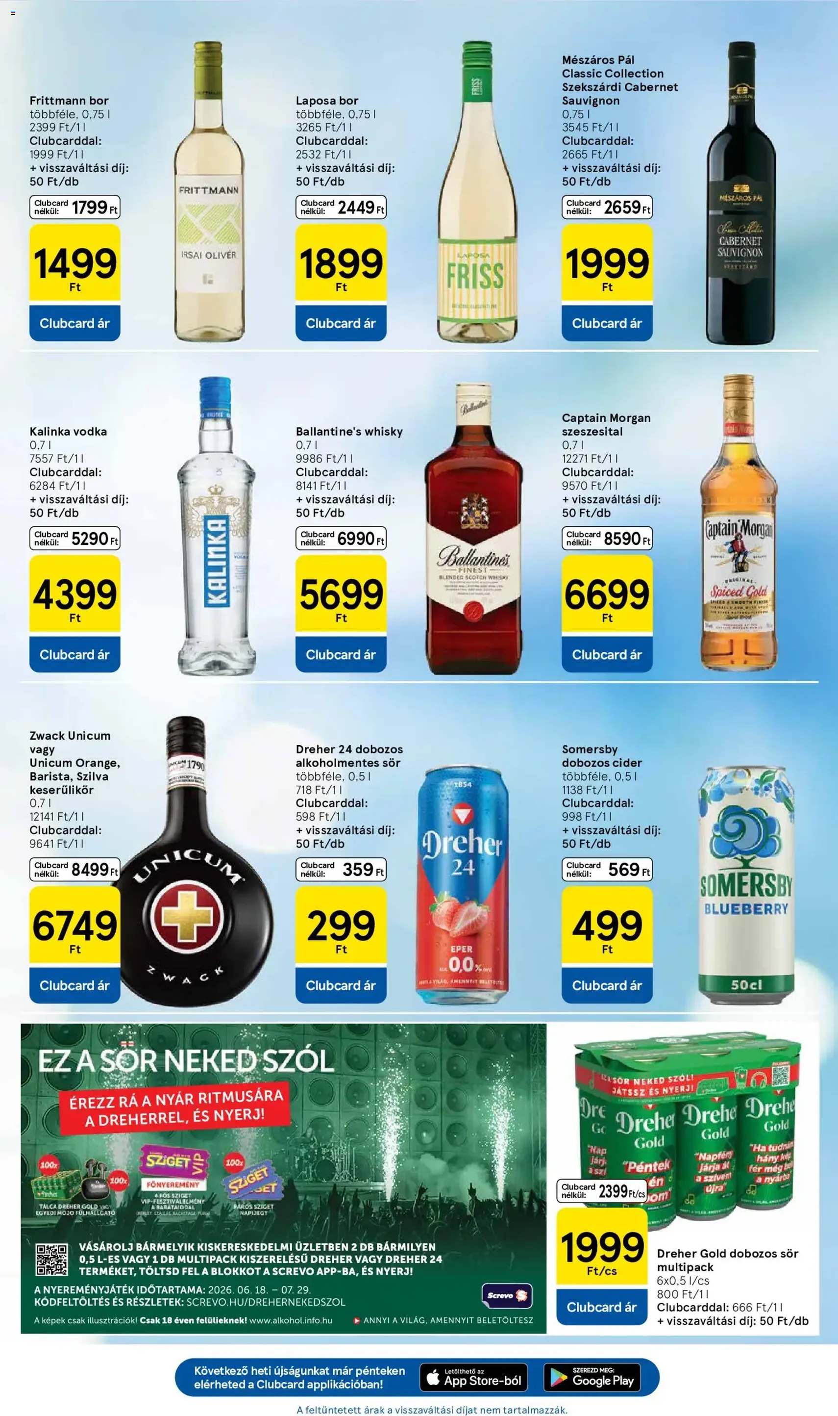 Tesco aktuális akciós újság - 2026.06.25. érvényes szórólap 23 oldal 30 oldalból