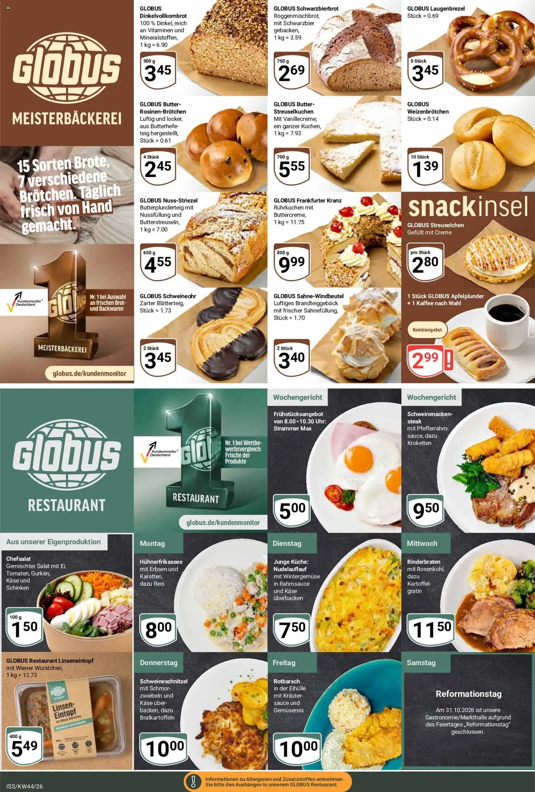 Globus Prospekt - Gültiger Prospekt ab 26.10.2026, Seite 5 von insgesamt 31