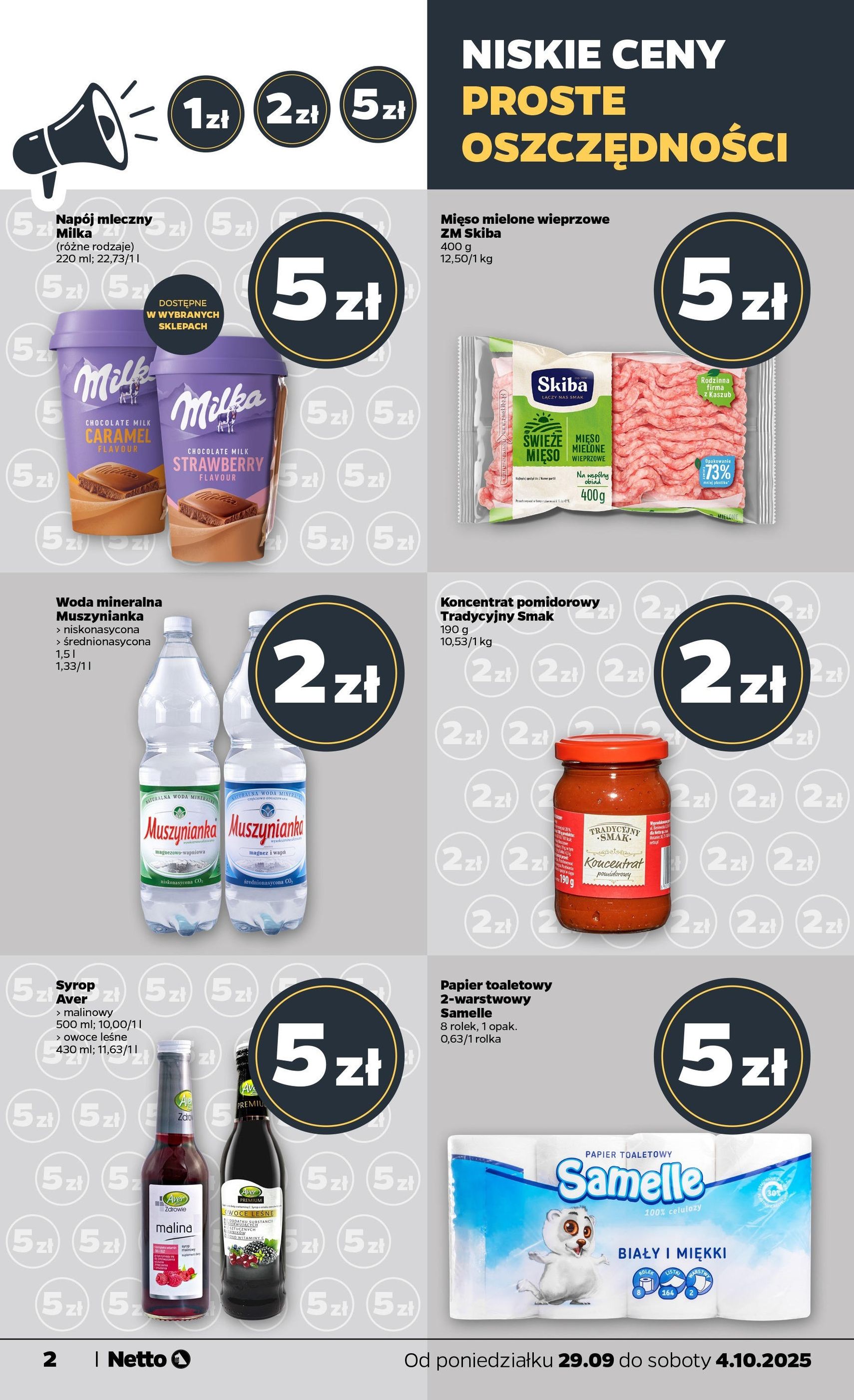 Netto gazetka - Spożywcza - ważny gazetka od 29.09.2025 strona 2 z 31 Netto gazetka - Spożywcza - ważny gazetka od 29.09.2025 strona 2 z 31