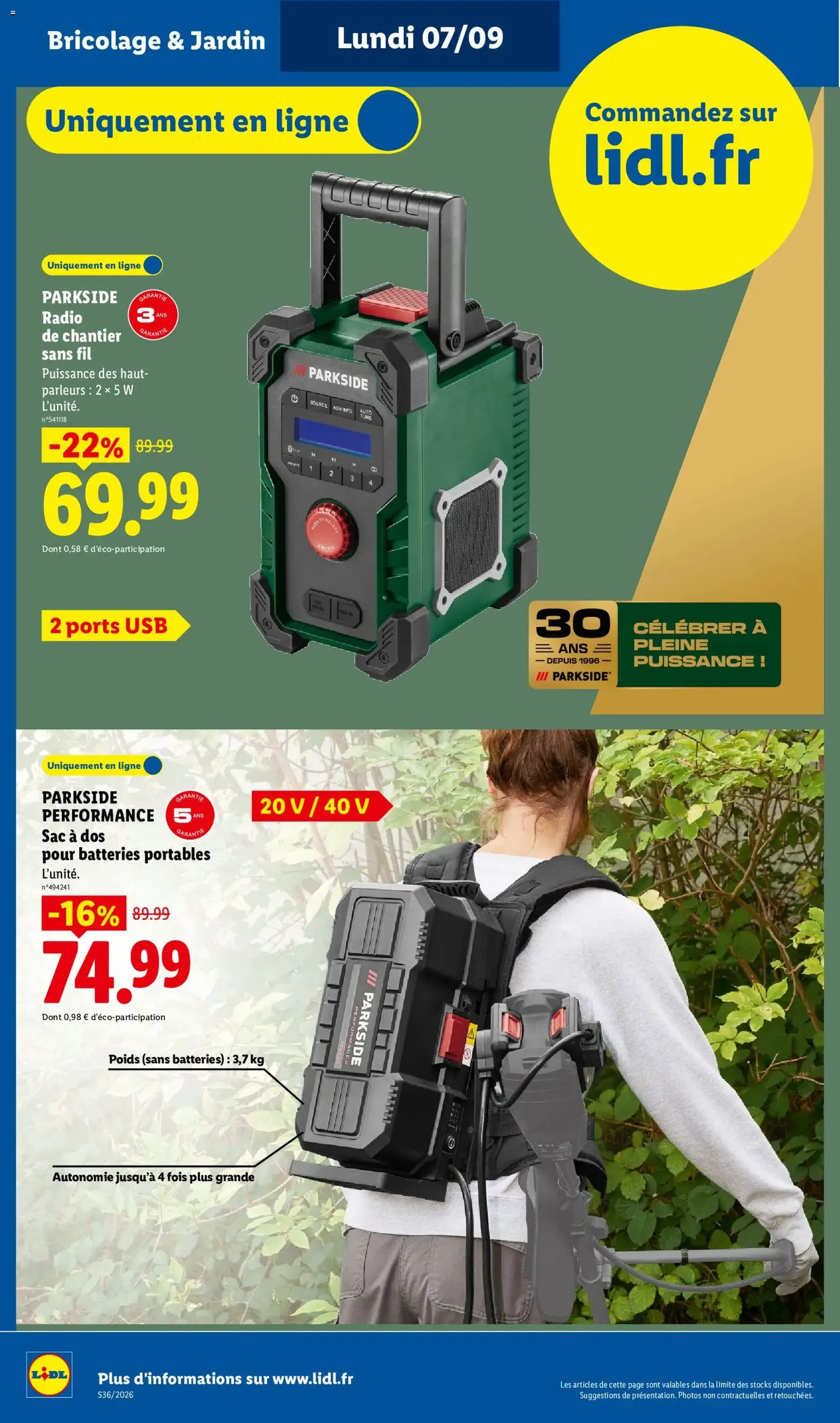 LIDL catalogue - brochure valable à partir du 03/09/2026, page 46 sur 61