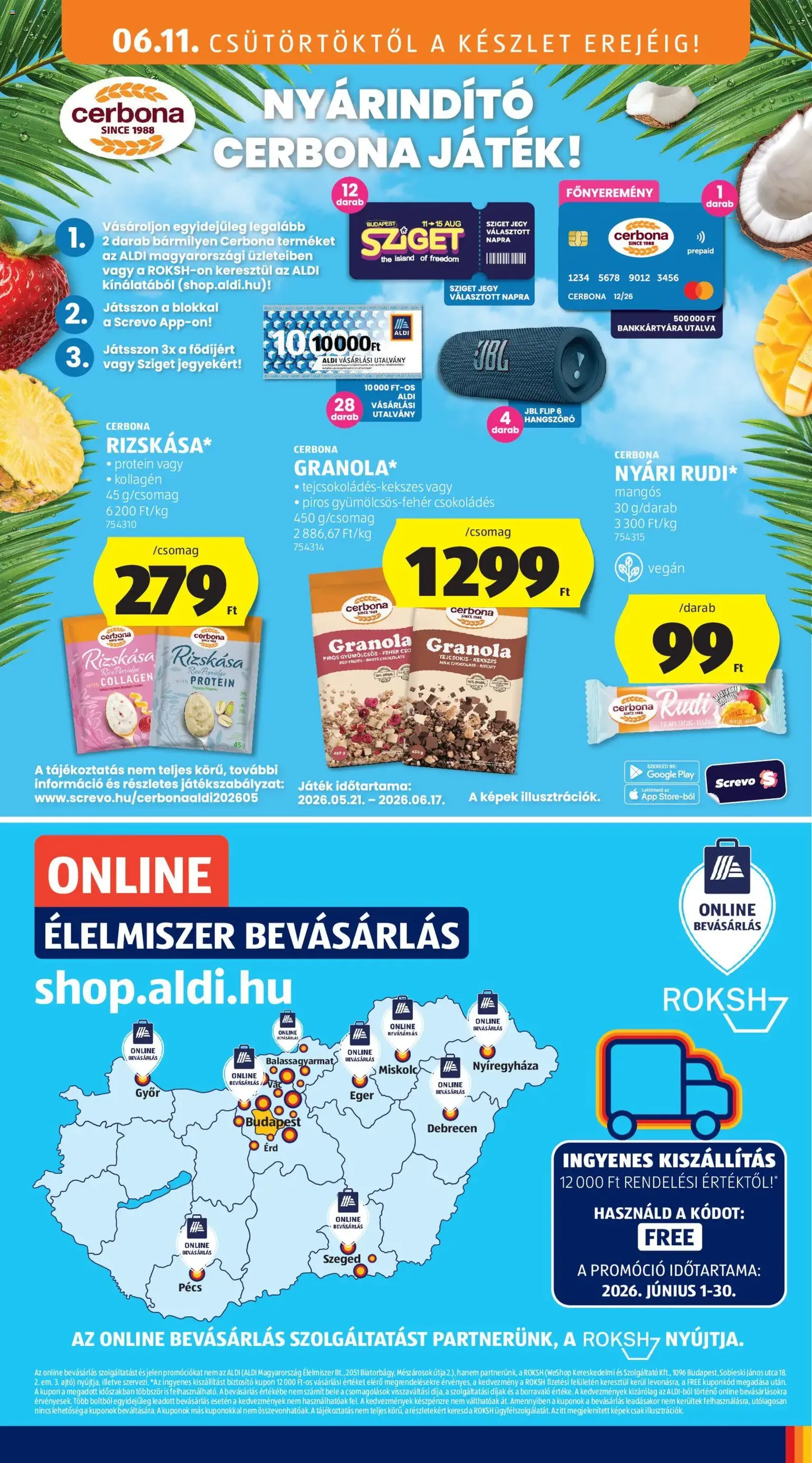 Aldi akciós újság - 2026.06.11. érvényes szórólap 21 oldal 61 oldalból