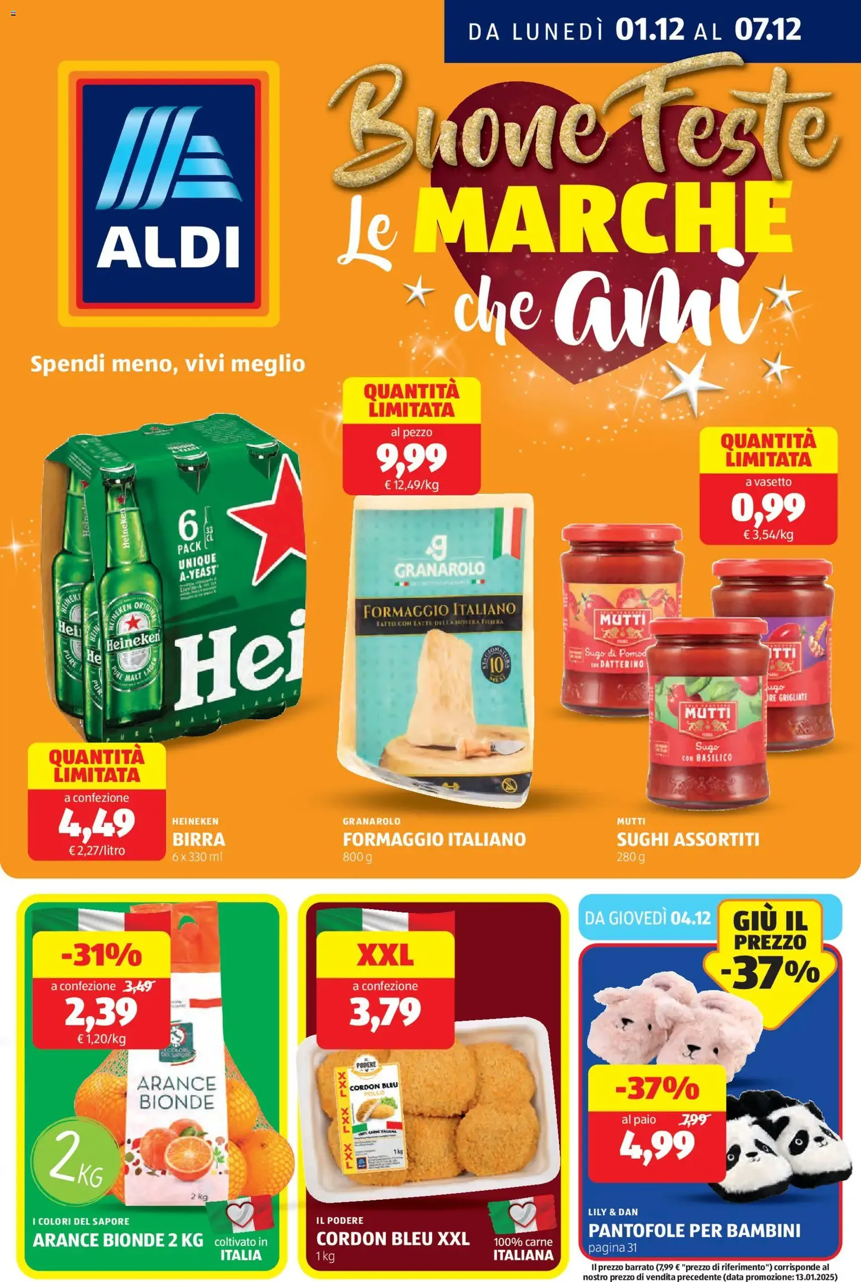 Volantino Aldi - volantino valido dal 01/12/2025 pagina 1 di 32