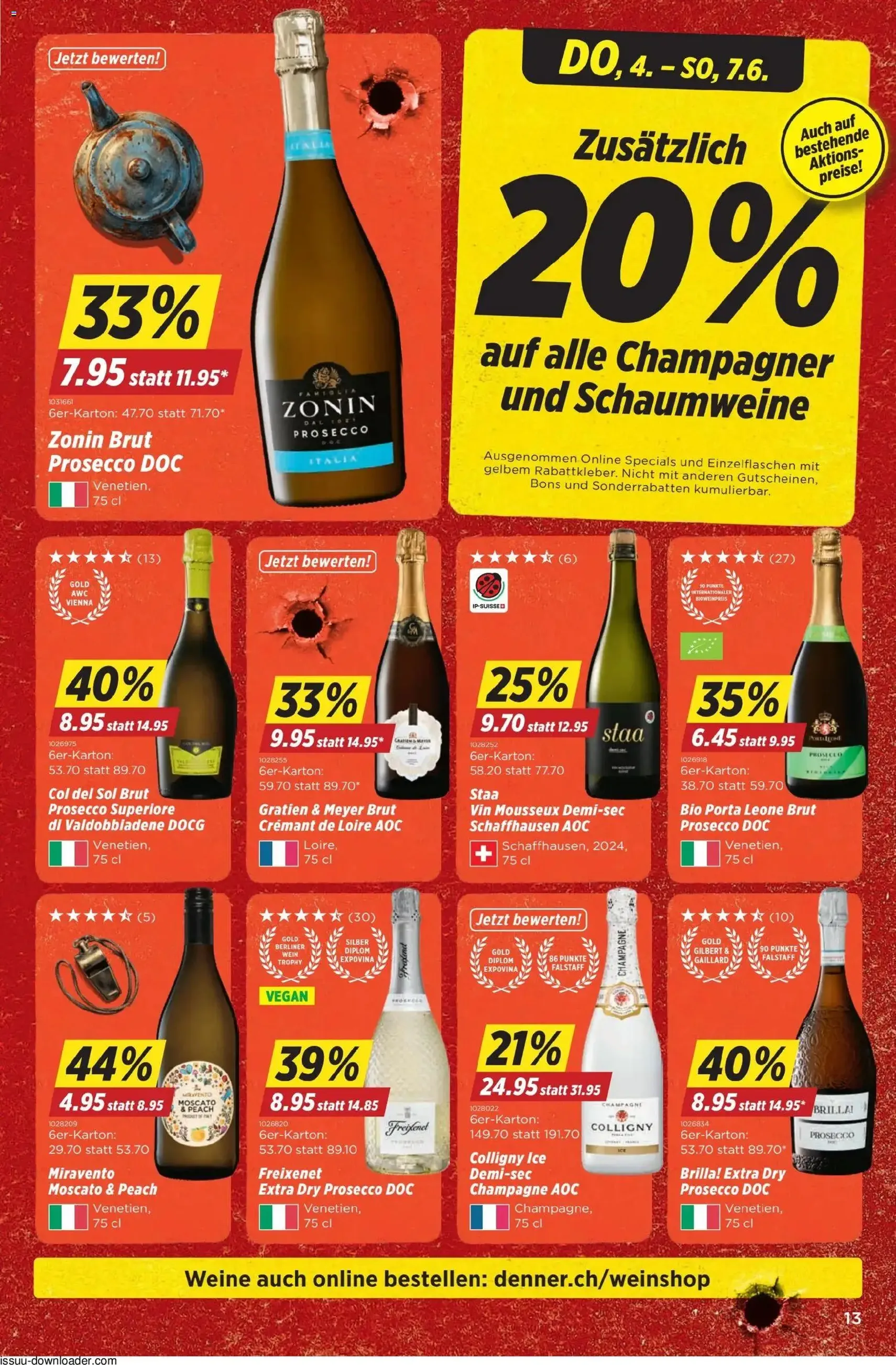 Denner aktionen - Gültiger Prospekt ab 04.06.2026, Seite 13 von insgesamt 22