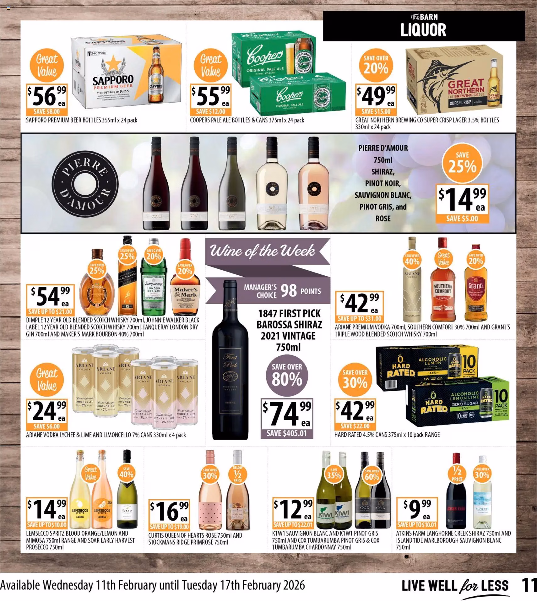 Supabarn Catalogue - valid flyer from 11/02/2026, page 11 of 12