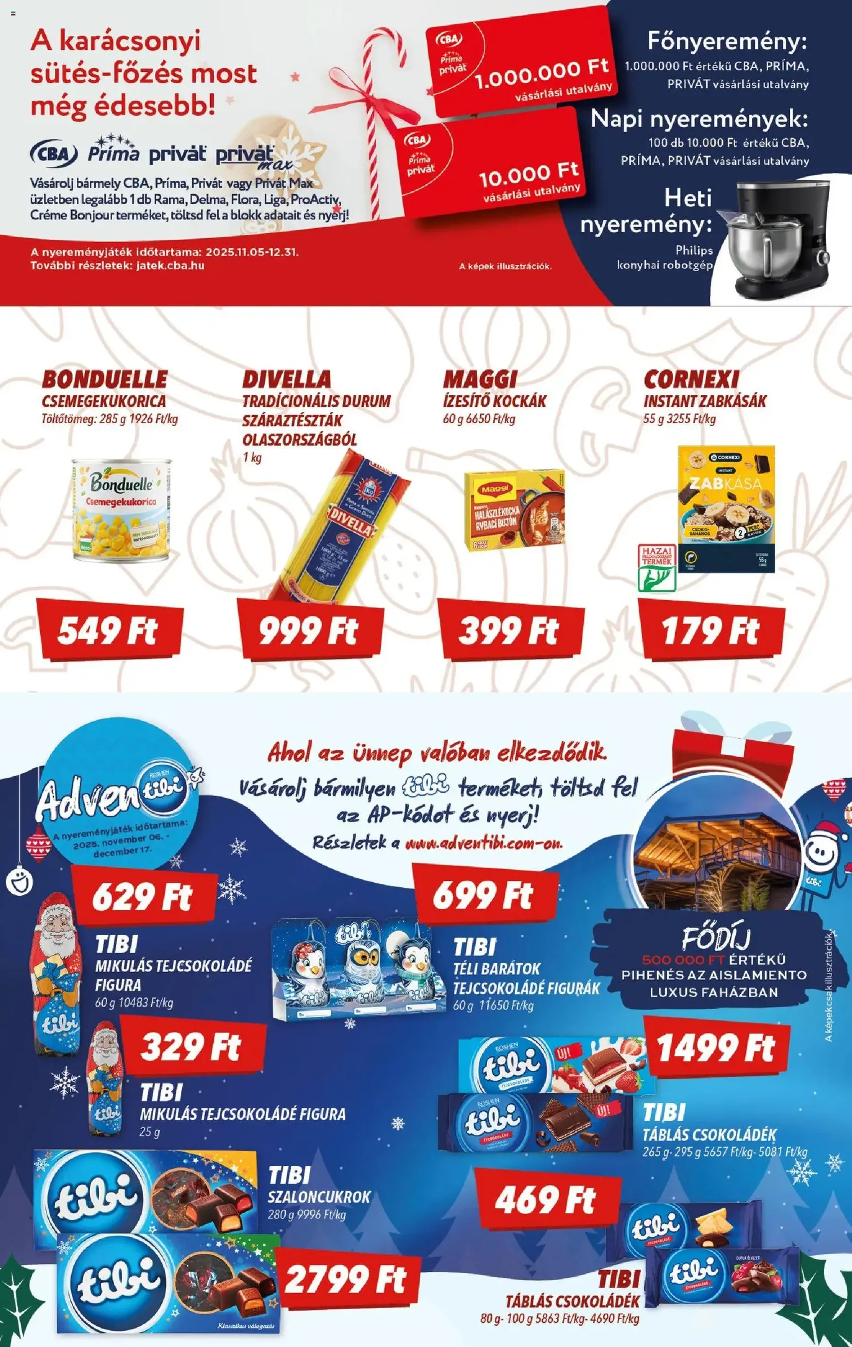 CBA Akciós újság - 2025.11.20. érvényes szórólap 3 oldal 8 oldalból