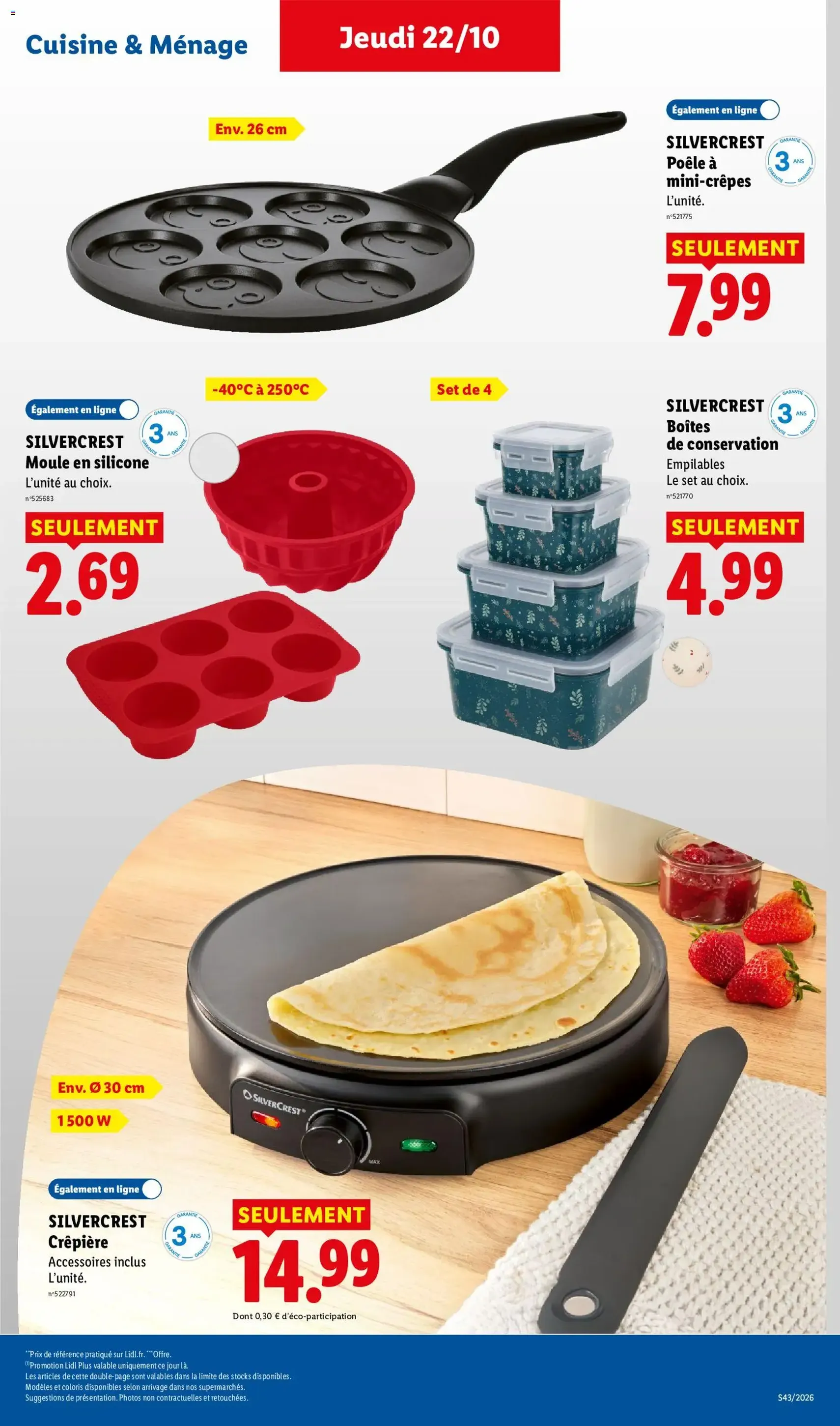 LIDL catalogue - brochure valable à partir du 22/10/2026, page 45 sur 66