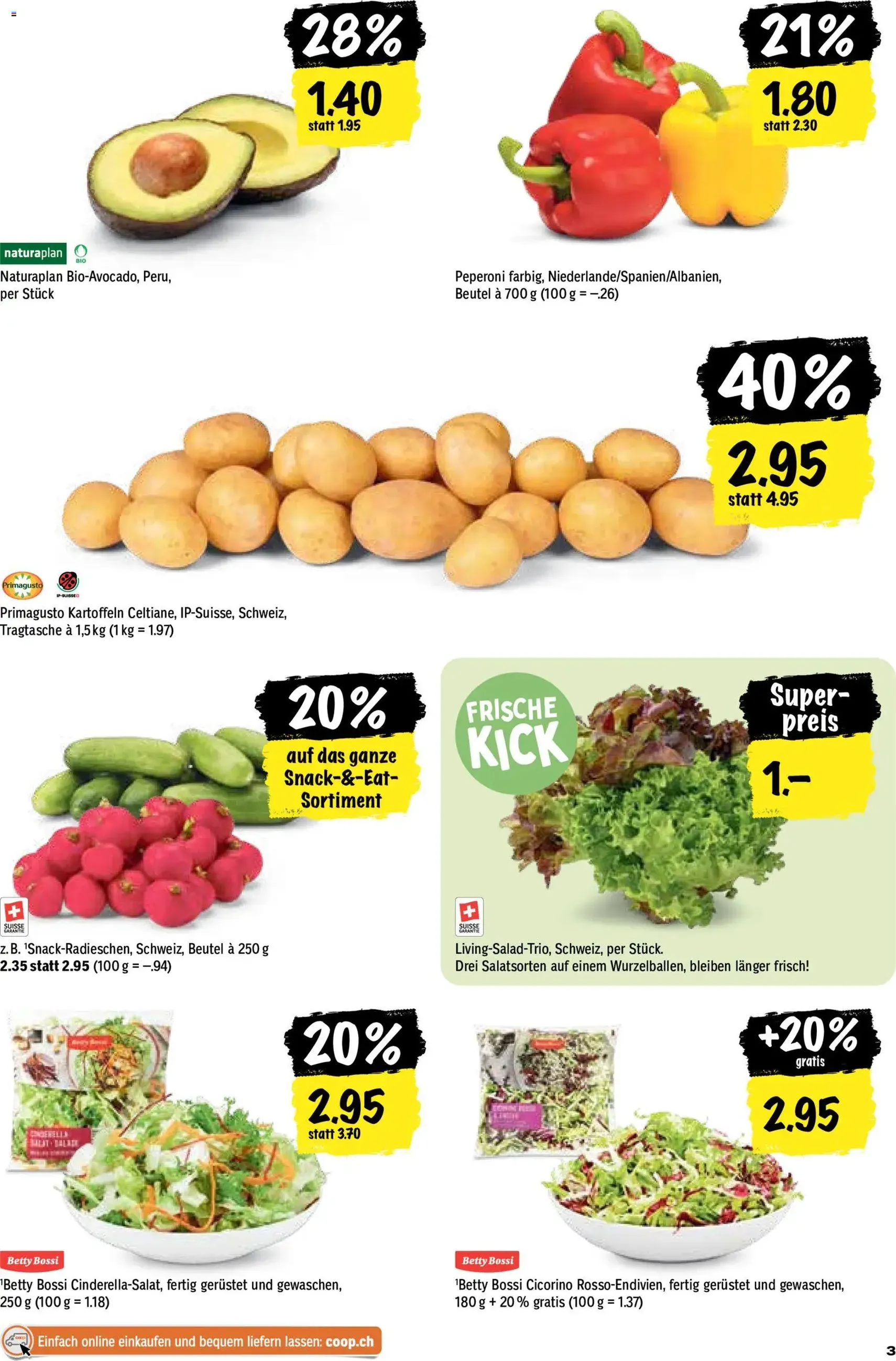 Coop aktionen - Gültiger Prospekt ab 06.08.2026, Seite 3 von insgesamt 24