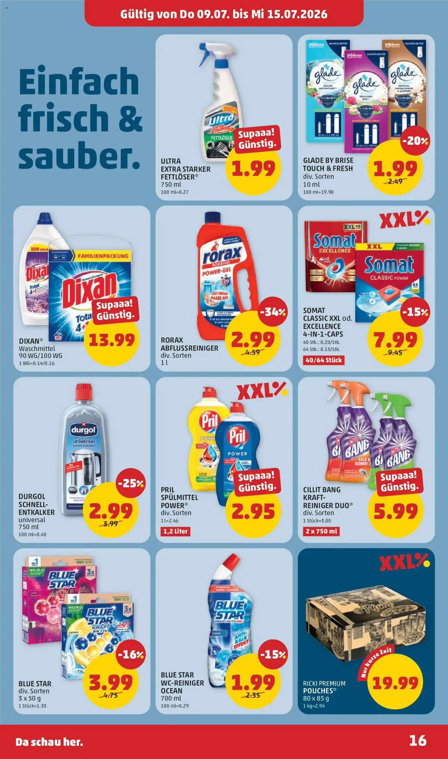 Penny Markt Flugblatt - Gültiger Prospekt ab 09.07.2026, Seite 16 von insgesamt 28