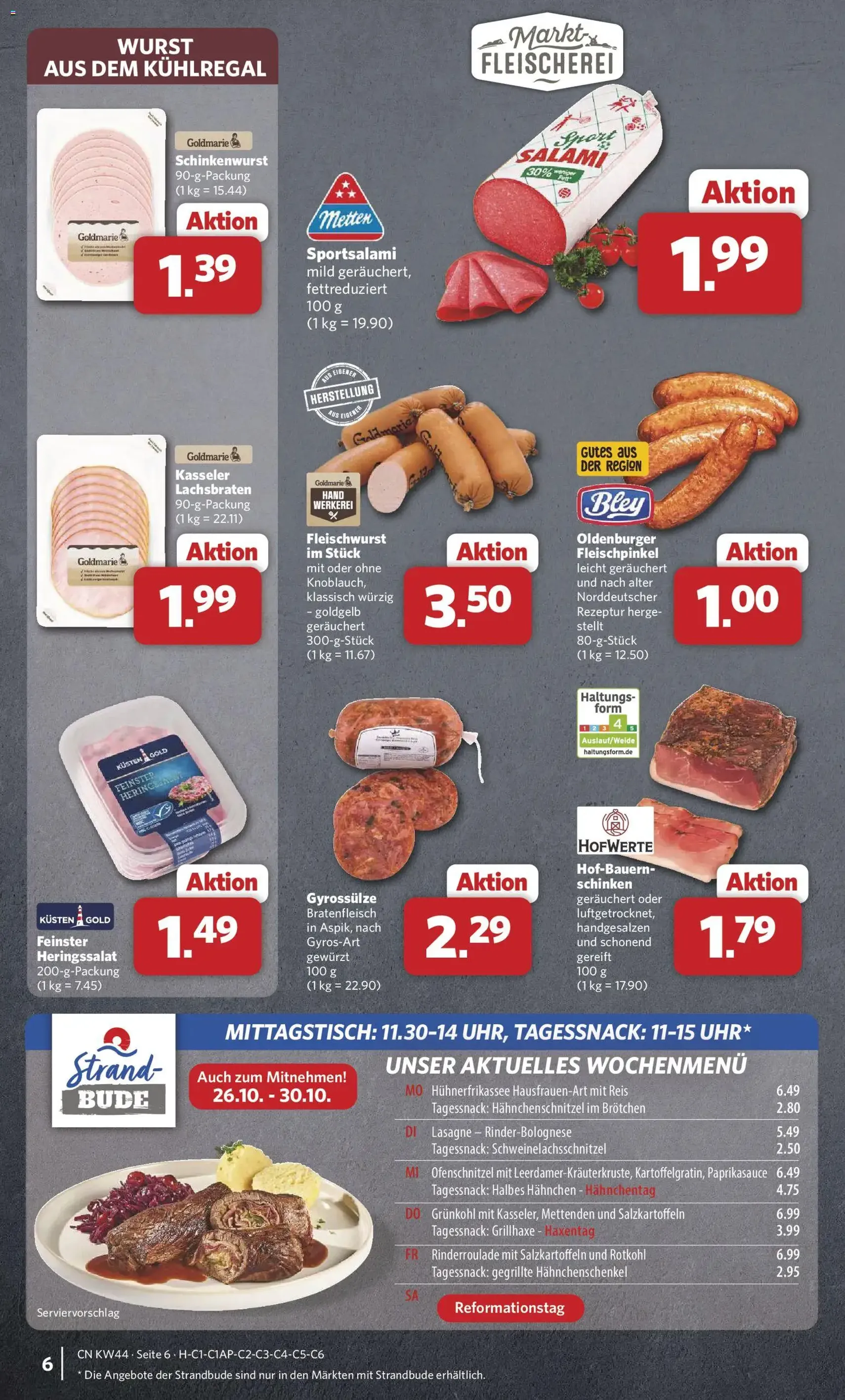Combi Prospekt - Gültiger Prospekt ab 26.10.2026, Seite 6 von insgesamt 39